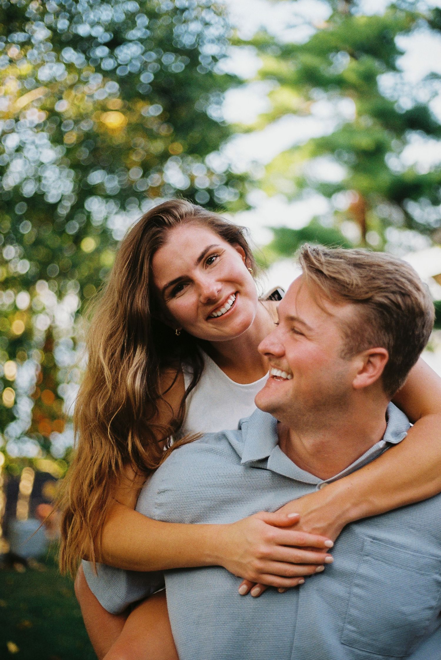 Couple's engagement photo.