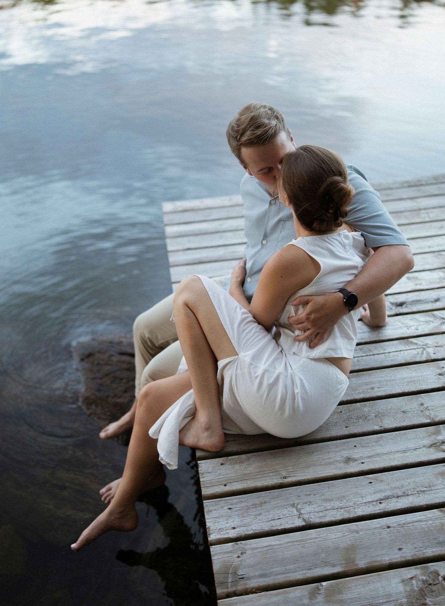 Couple's engagement photo.