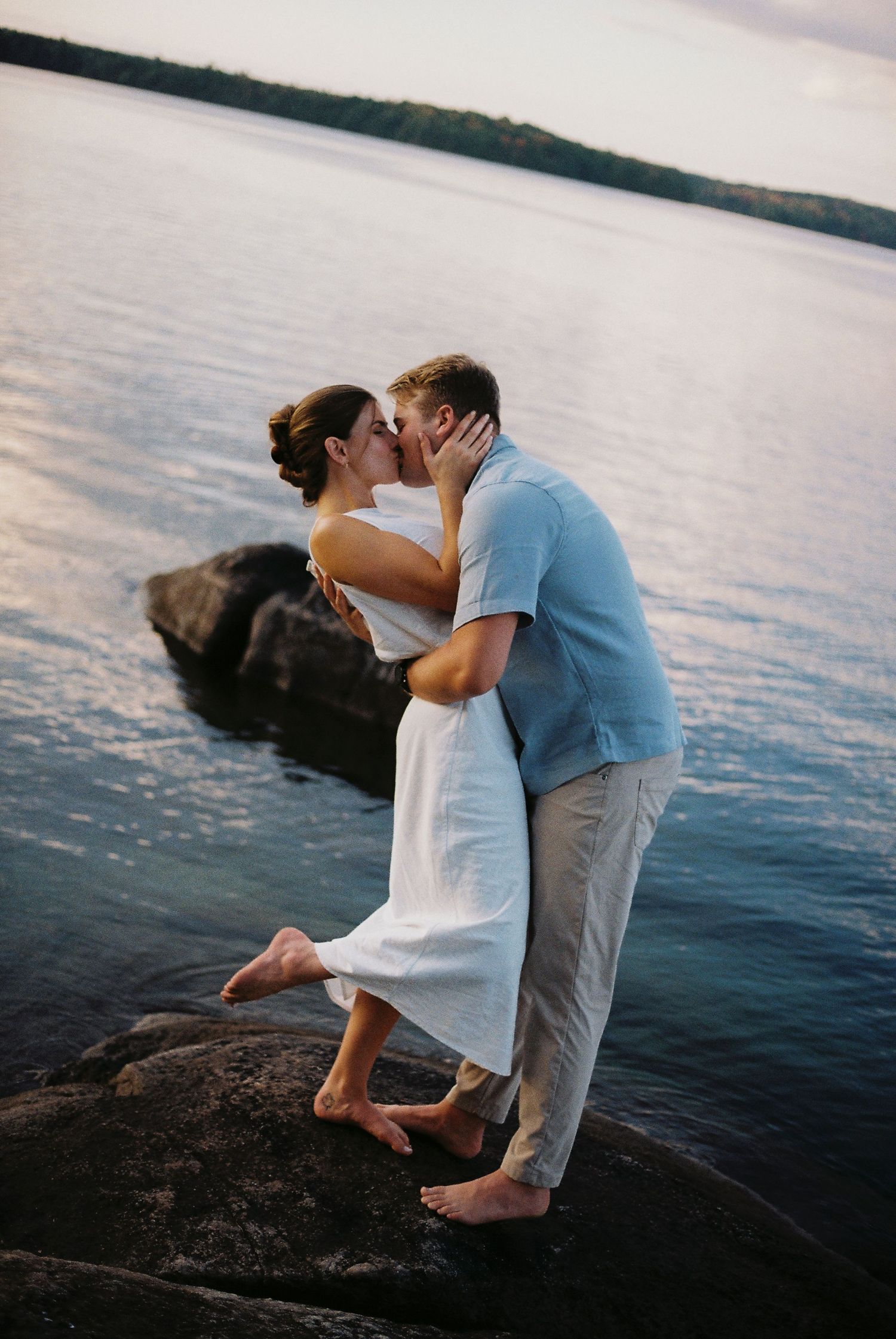 Couple's engagement photo.