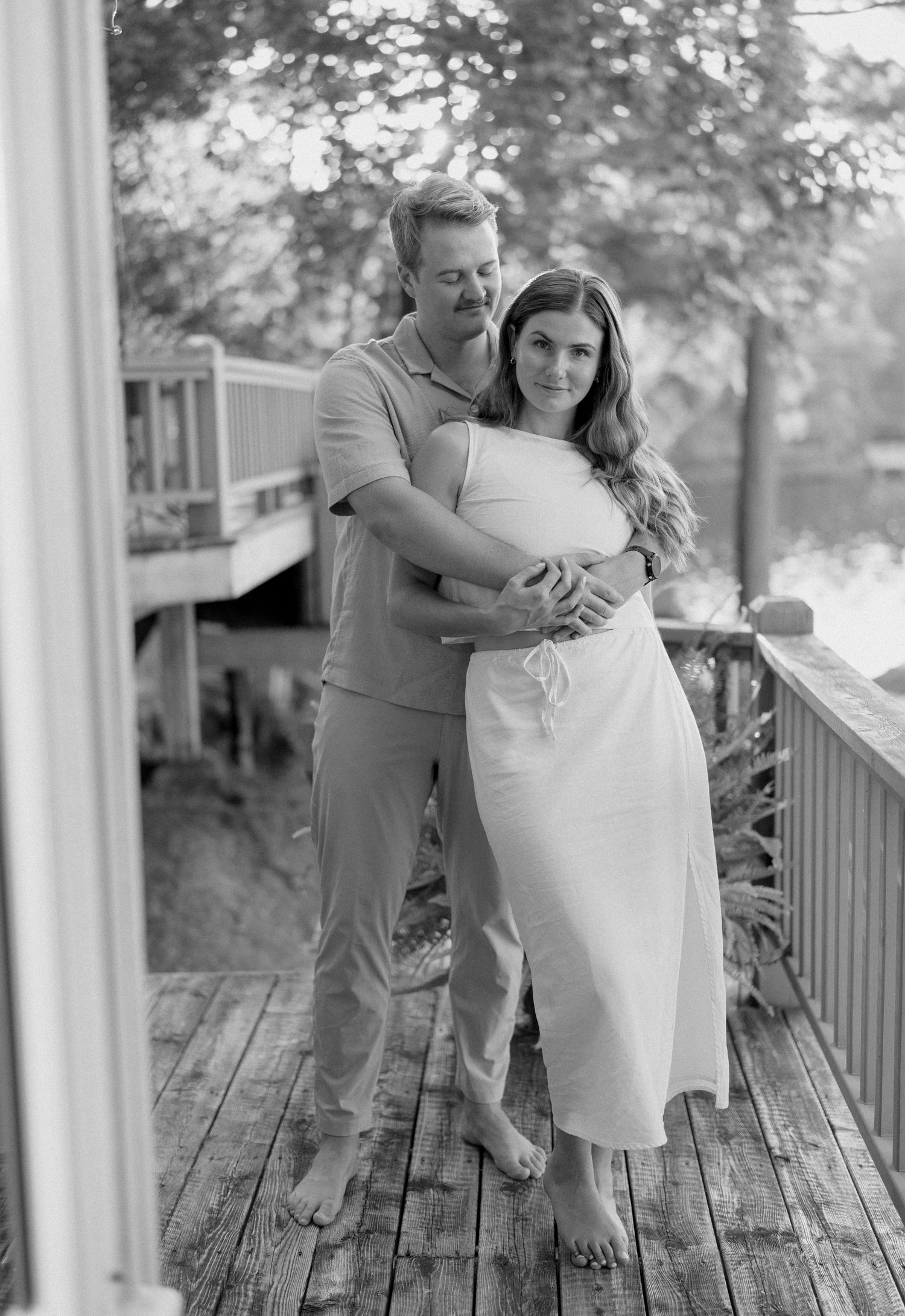 Couple's engagement photo.