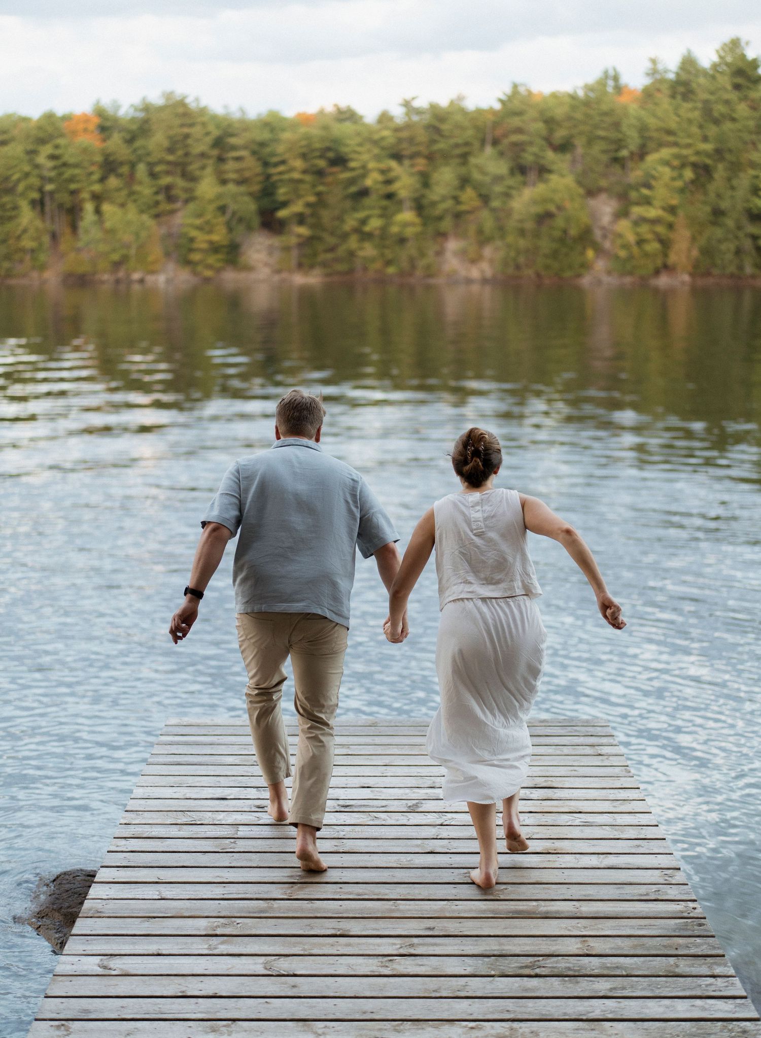 Couple's engagement photo.