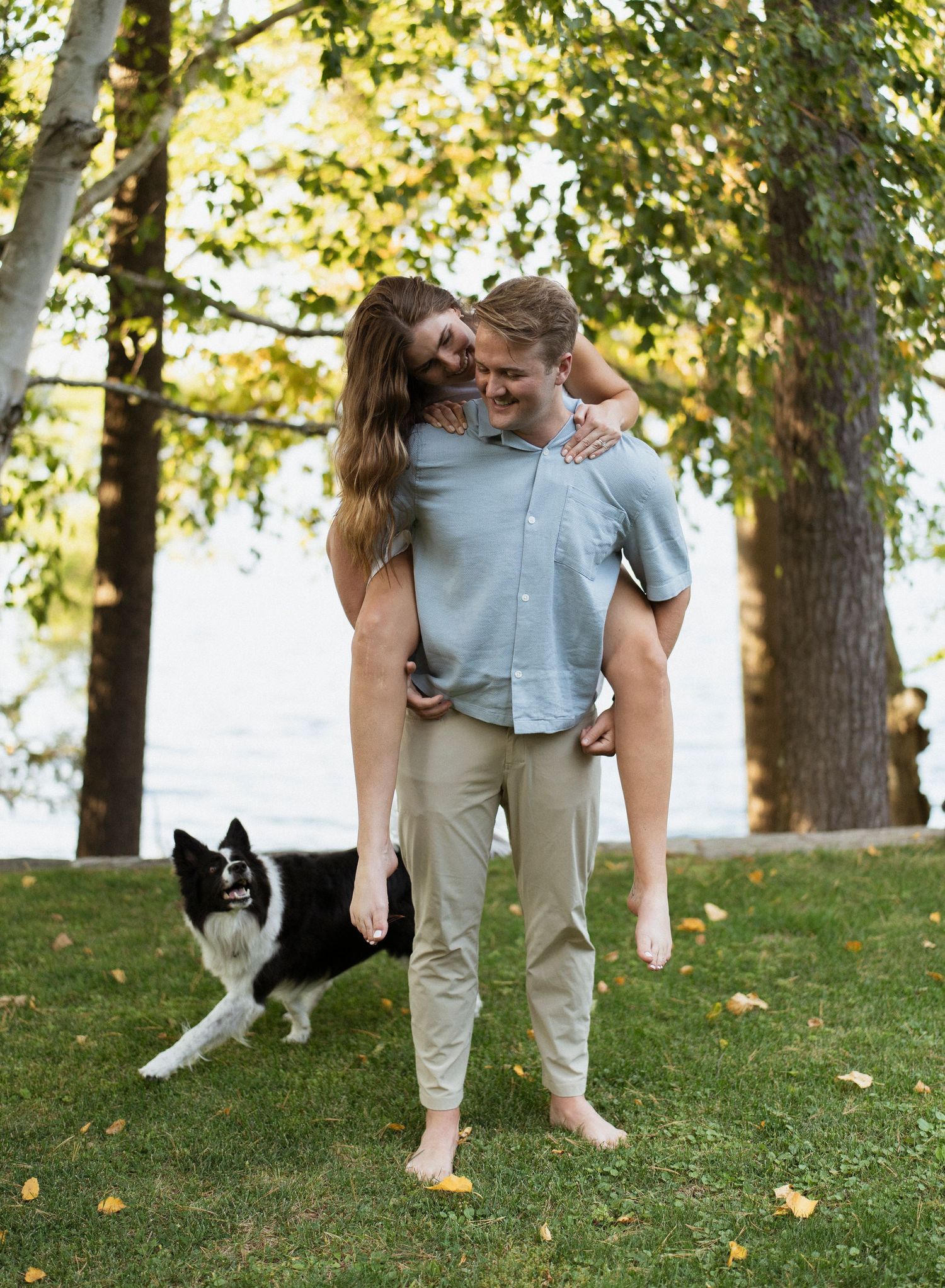 Couple's engagement photo.
