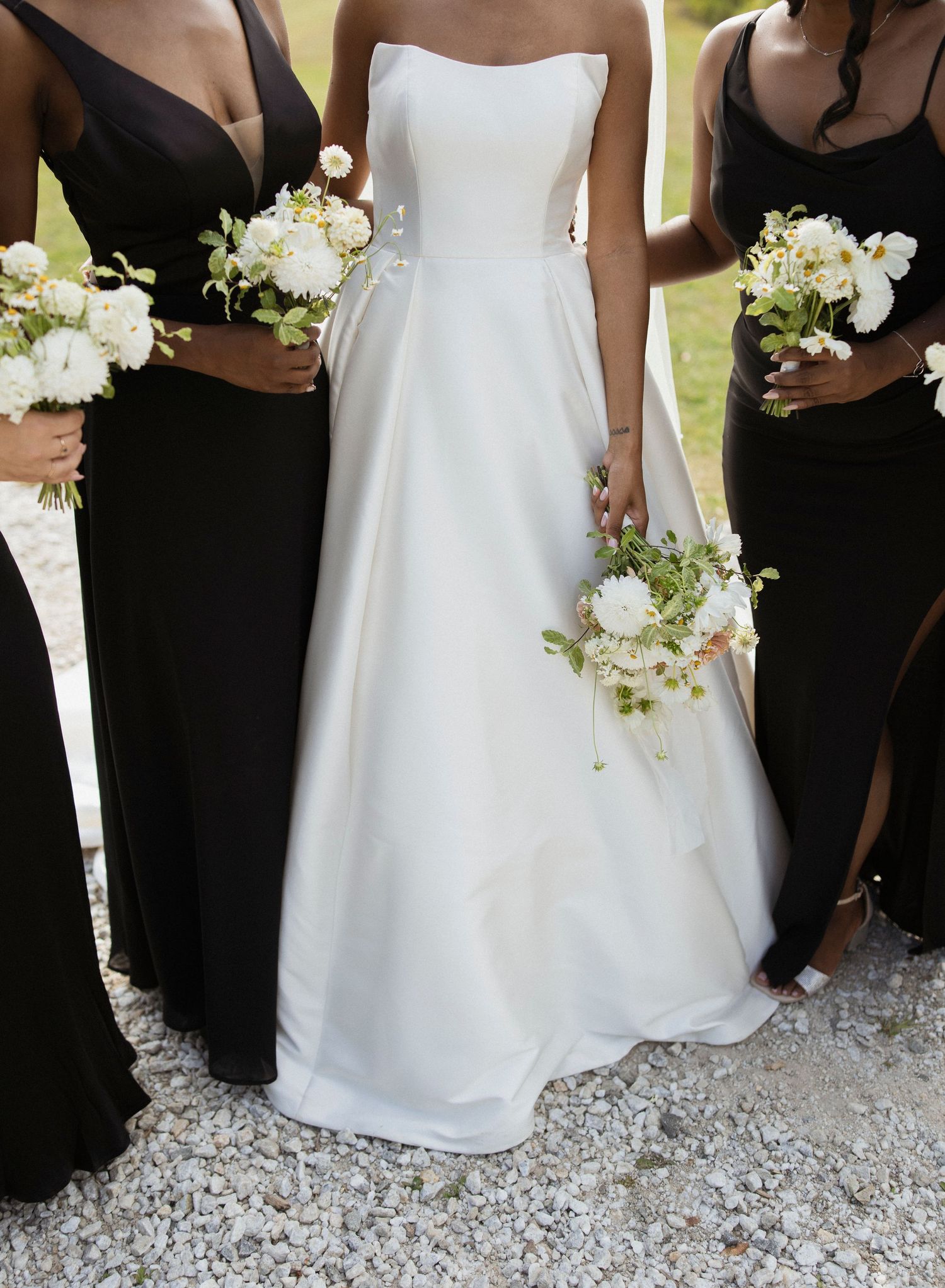 Wedding party group portrait.
