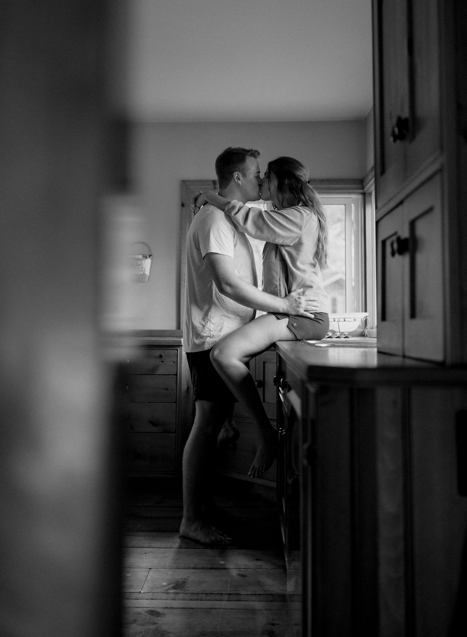 Couple's engagement photo.