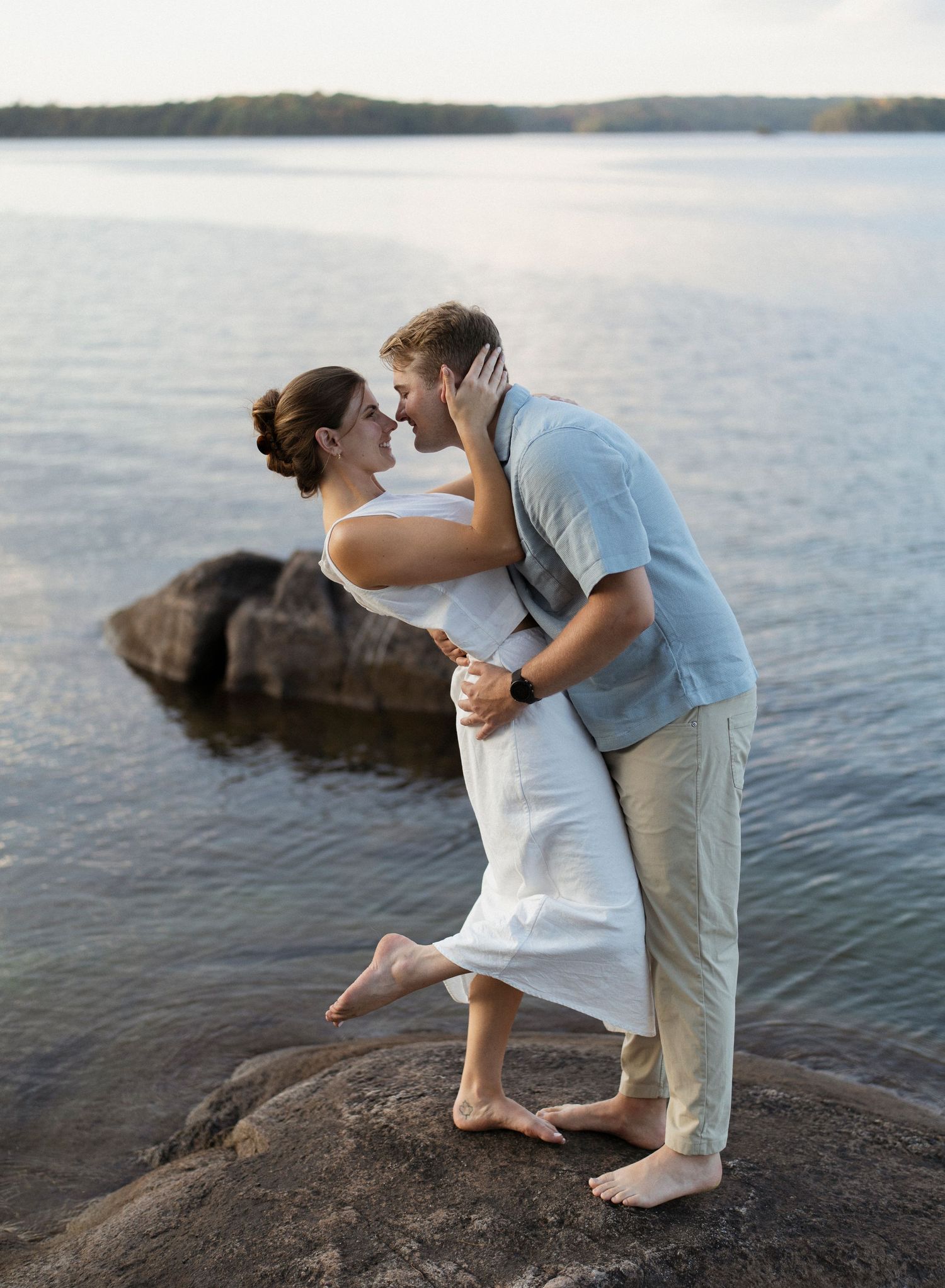 Couple's engagement photo.