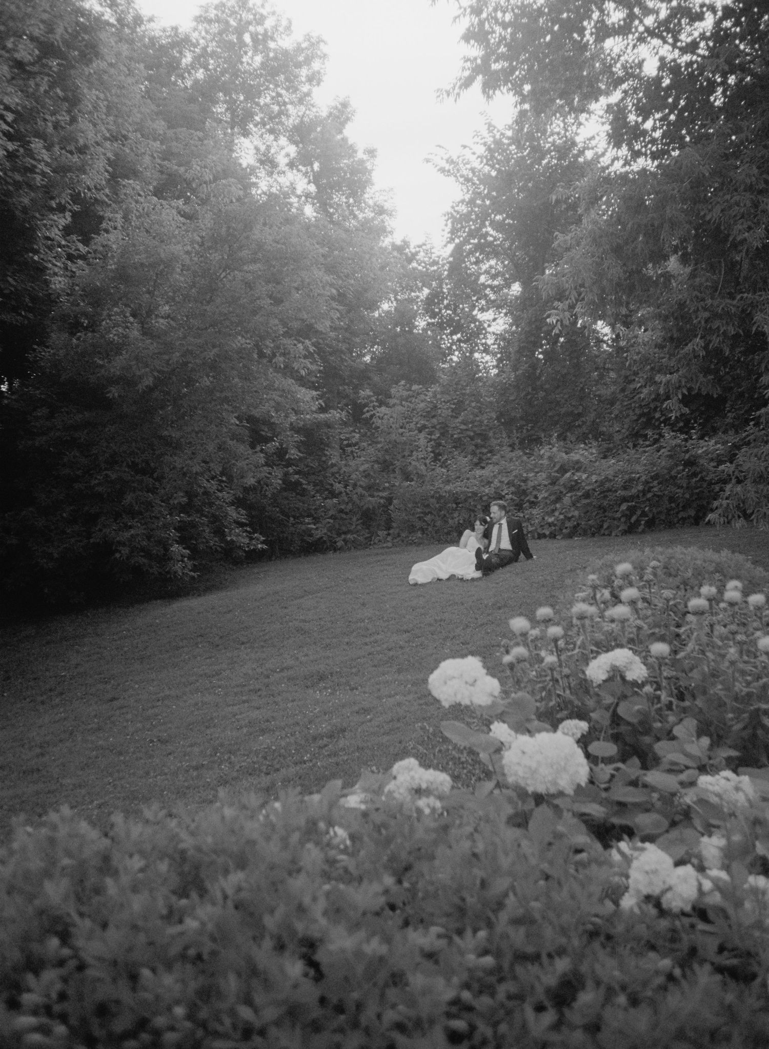 Bride & groom portrait.