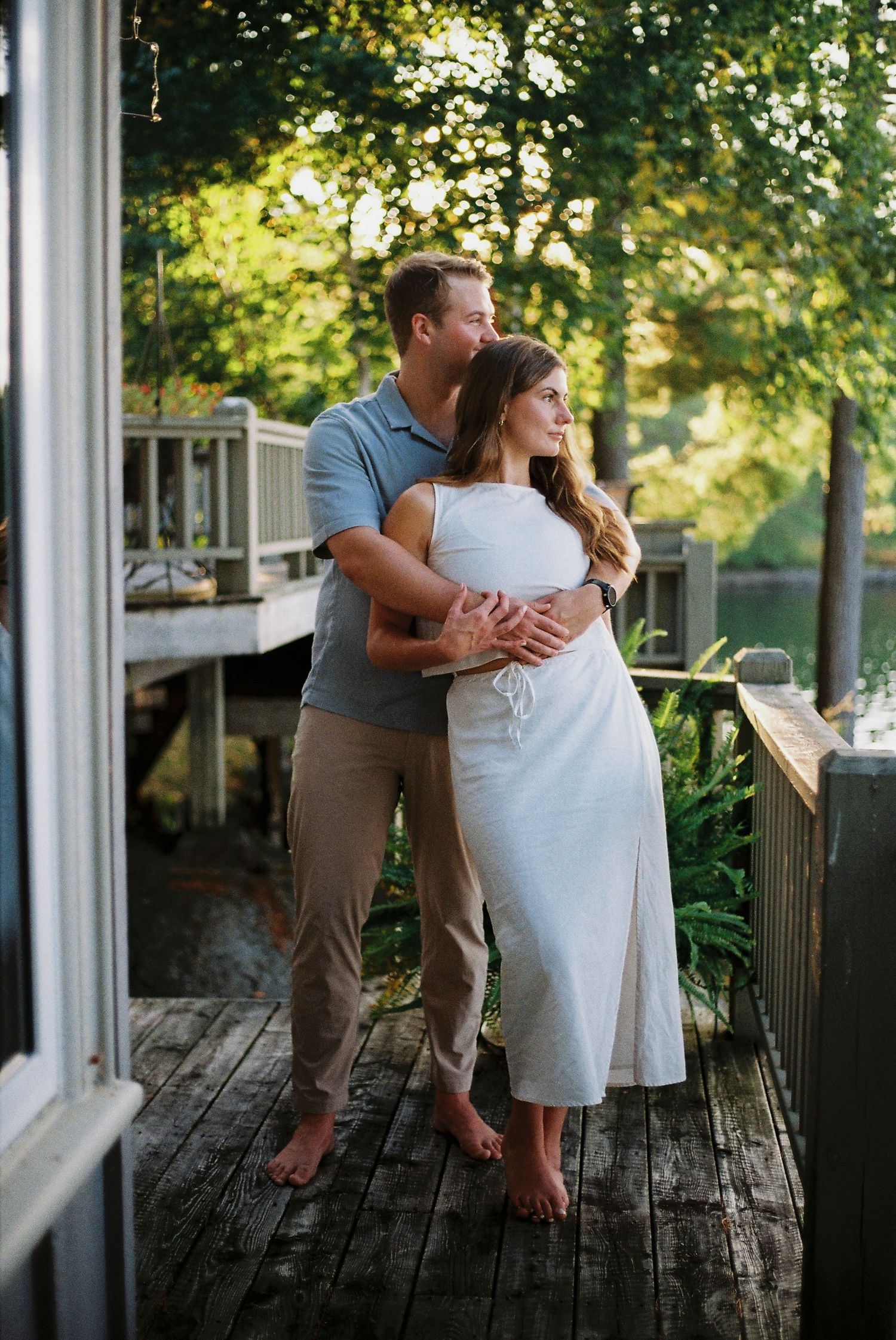 Couple's engagement photo.