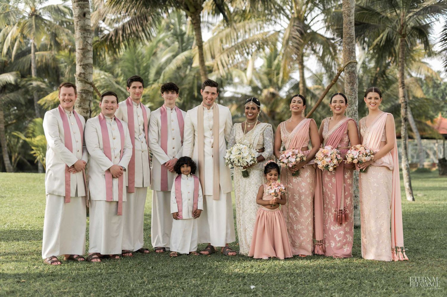 Candid destination wedding moment between bride and groom Natural wedding moments captured in Sri Lanka wedding photography