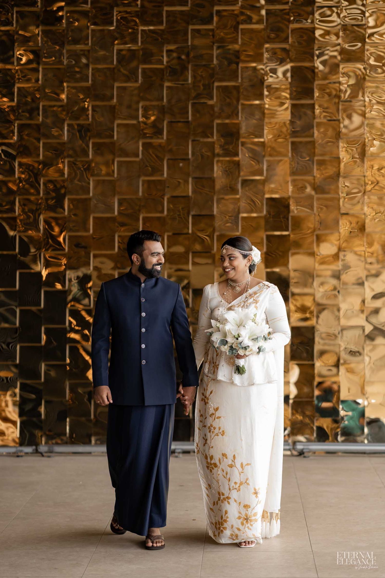 Candid destination wedding moment between bride and groom in Sri Lanka Natural wedding moments captured in Sri Lanka wedding photography