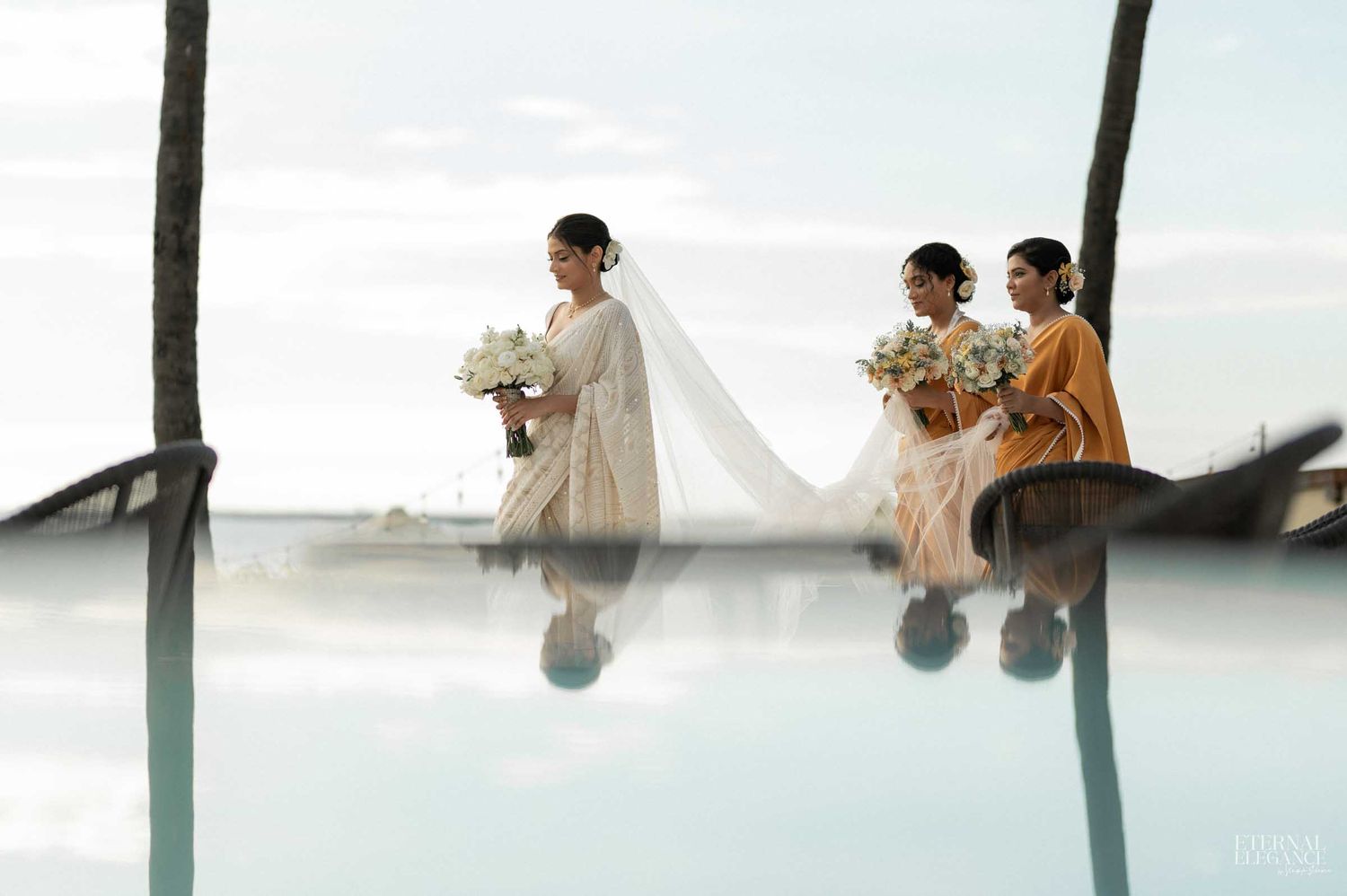 Elegant bridal portrait in Colombo Sri Lanka