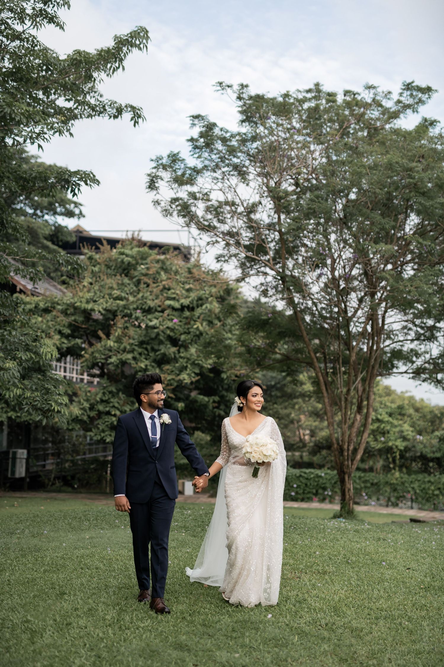 Candid destination wedding moment between bride and groom Natural wedding moments captured in Sri Lanka wedding photography