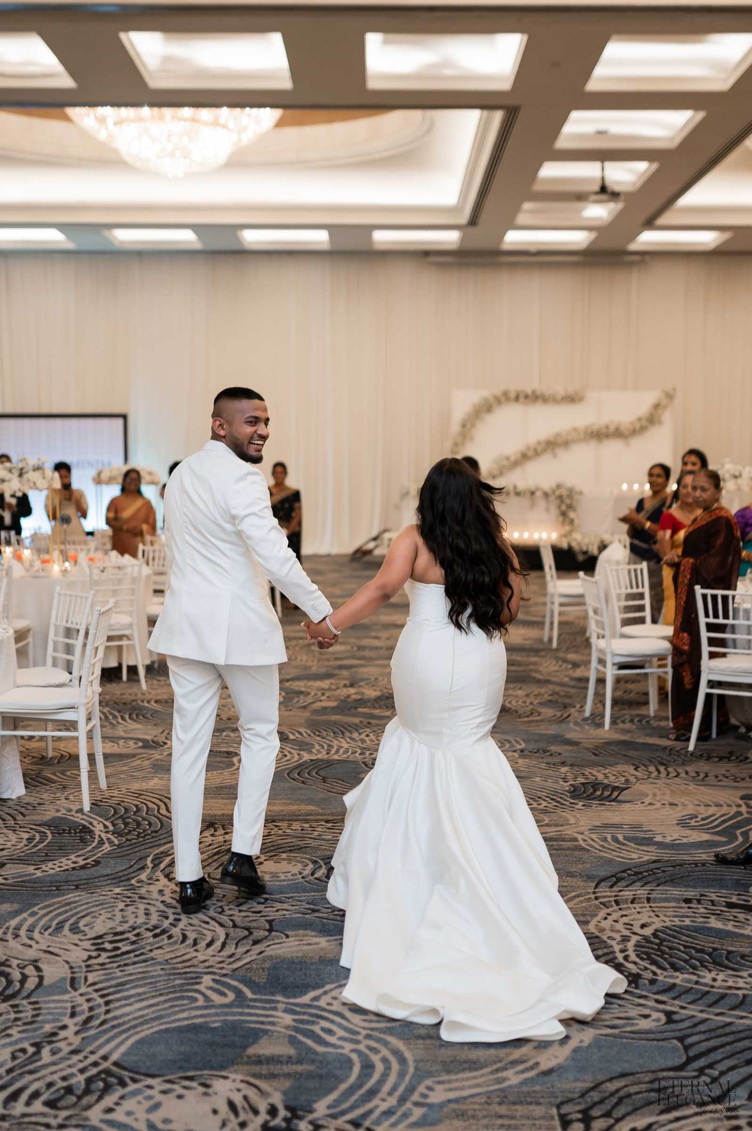 Candid destination wedding moment between bride and groom in Sri Lanka Natural wedding moments captured in Sri Lanka wedding photography