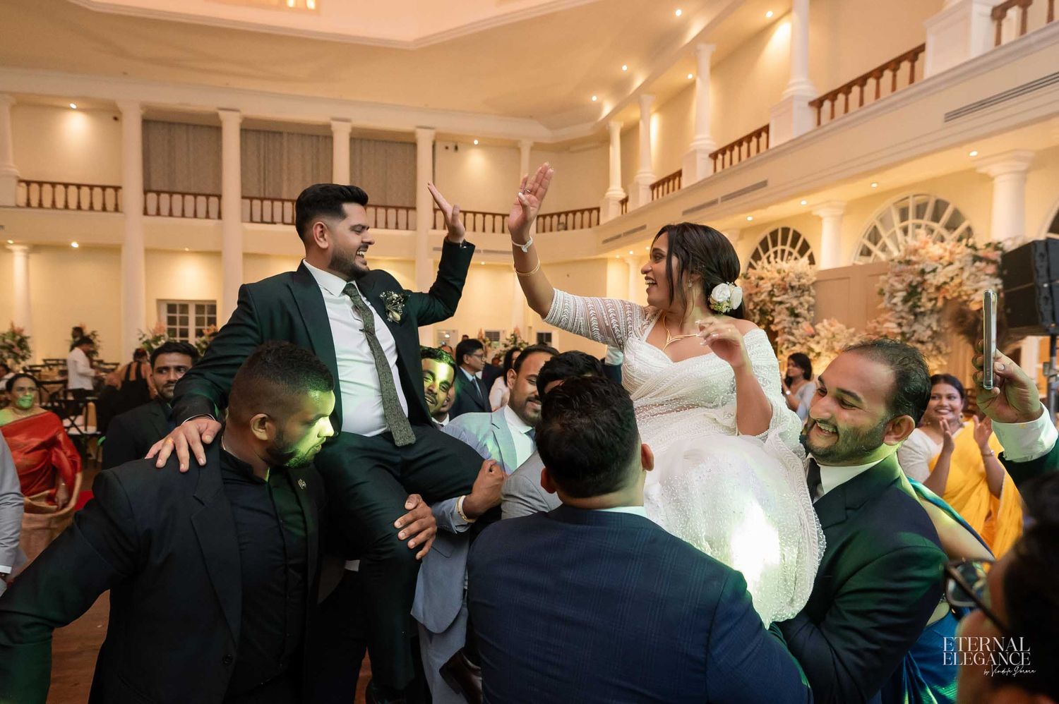 Candid destination wedding moment between bride and groom Natural wedding moments captured in Sri Lanka wedding photography