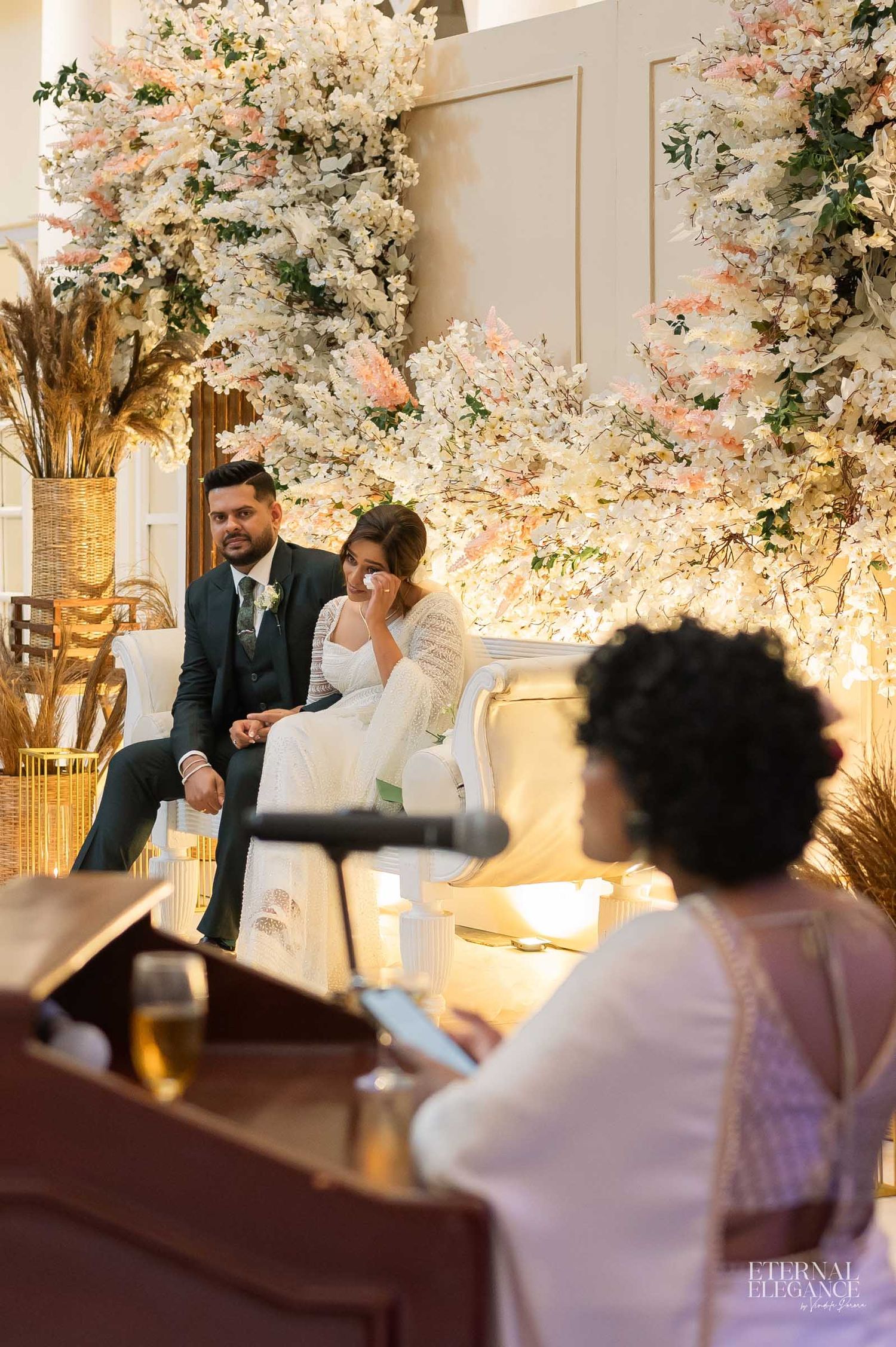 Candid destination wedding moment between bride and groom Natural wedding moments captured in Sri Lanka wedding photography