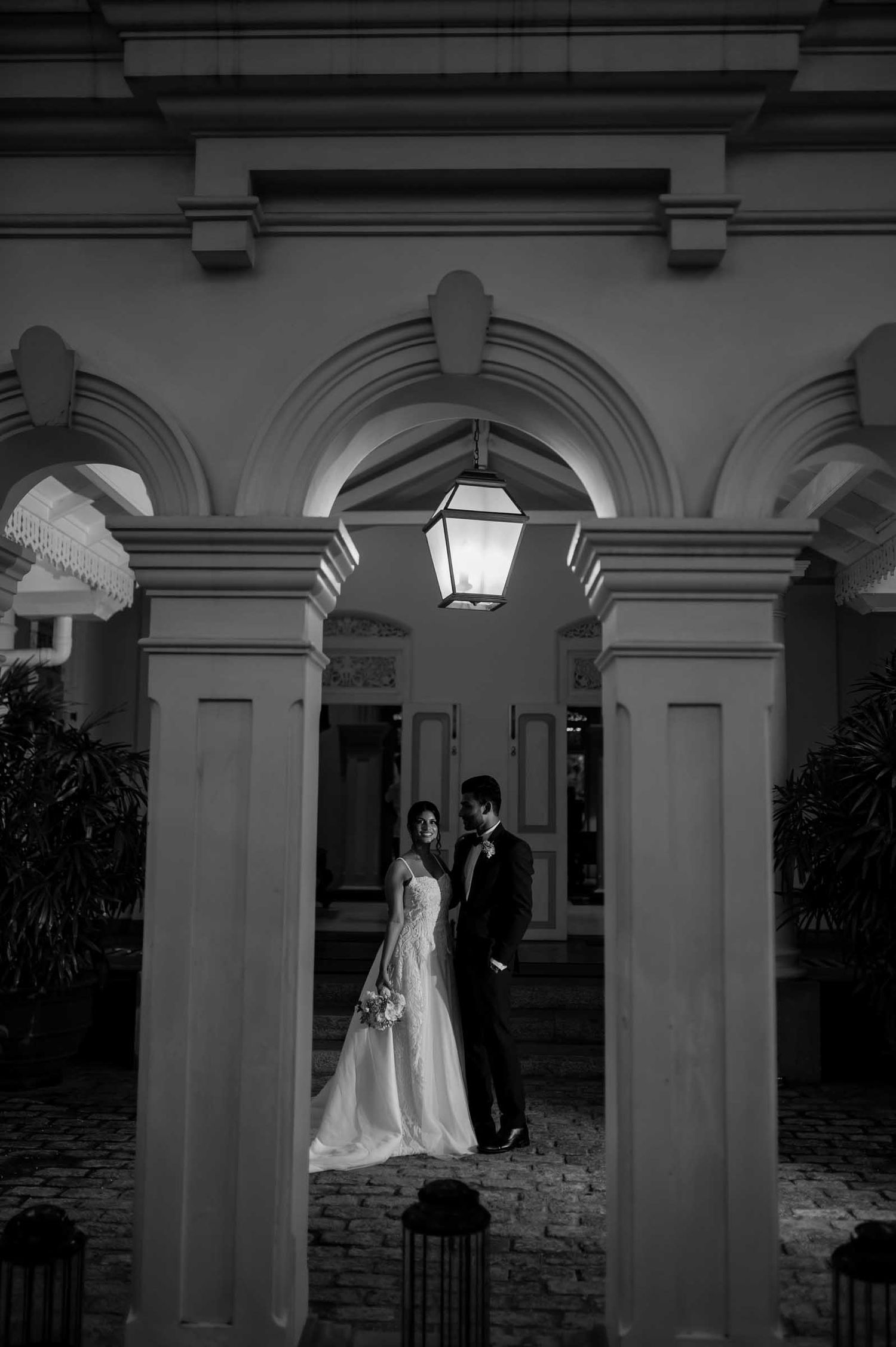Wedding couple portrait in Colombo Sri Lanka
