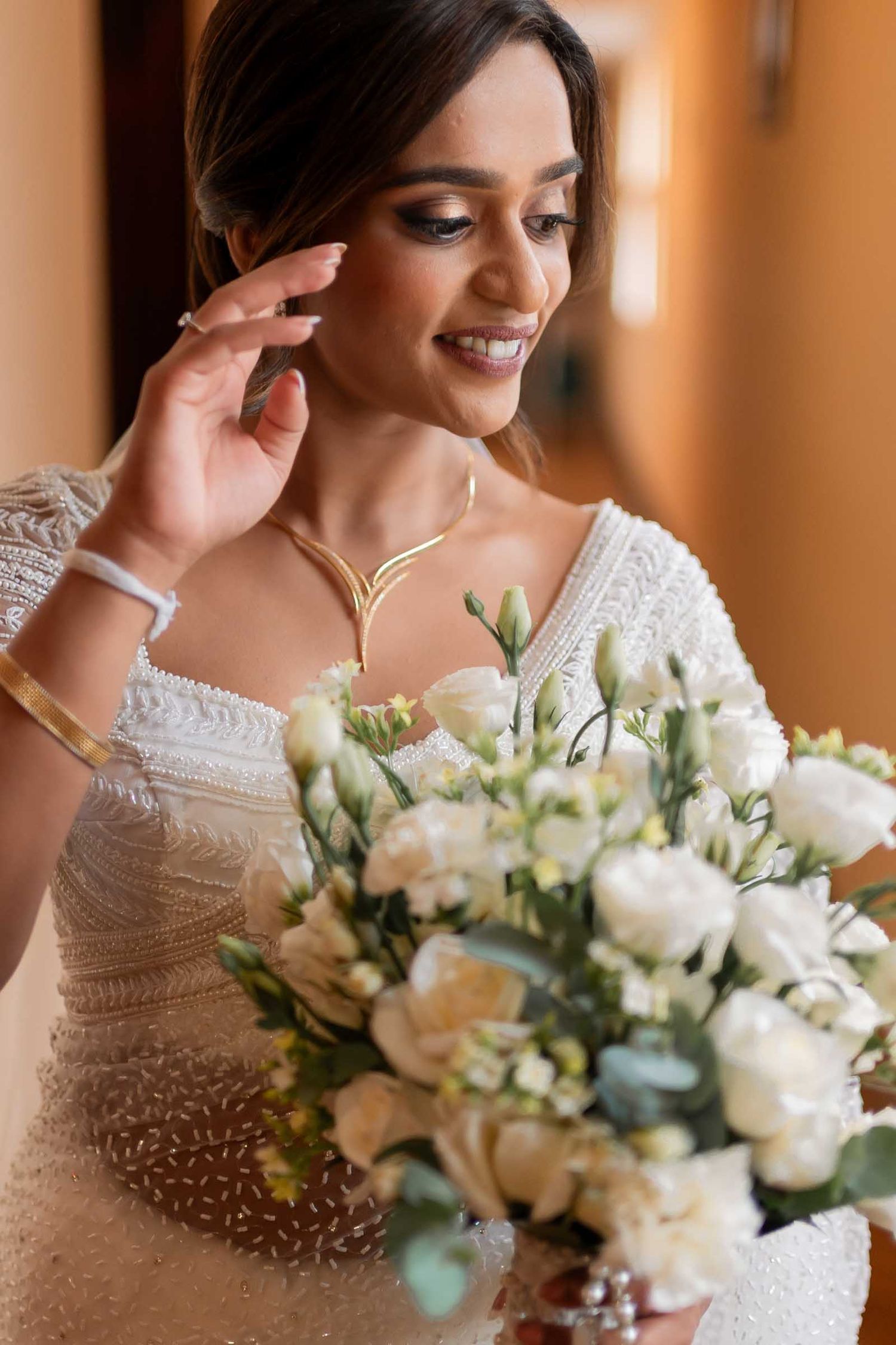Elegant bridal portrait in Colombo Sri Lanka