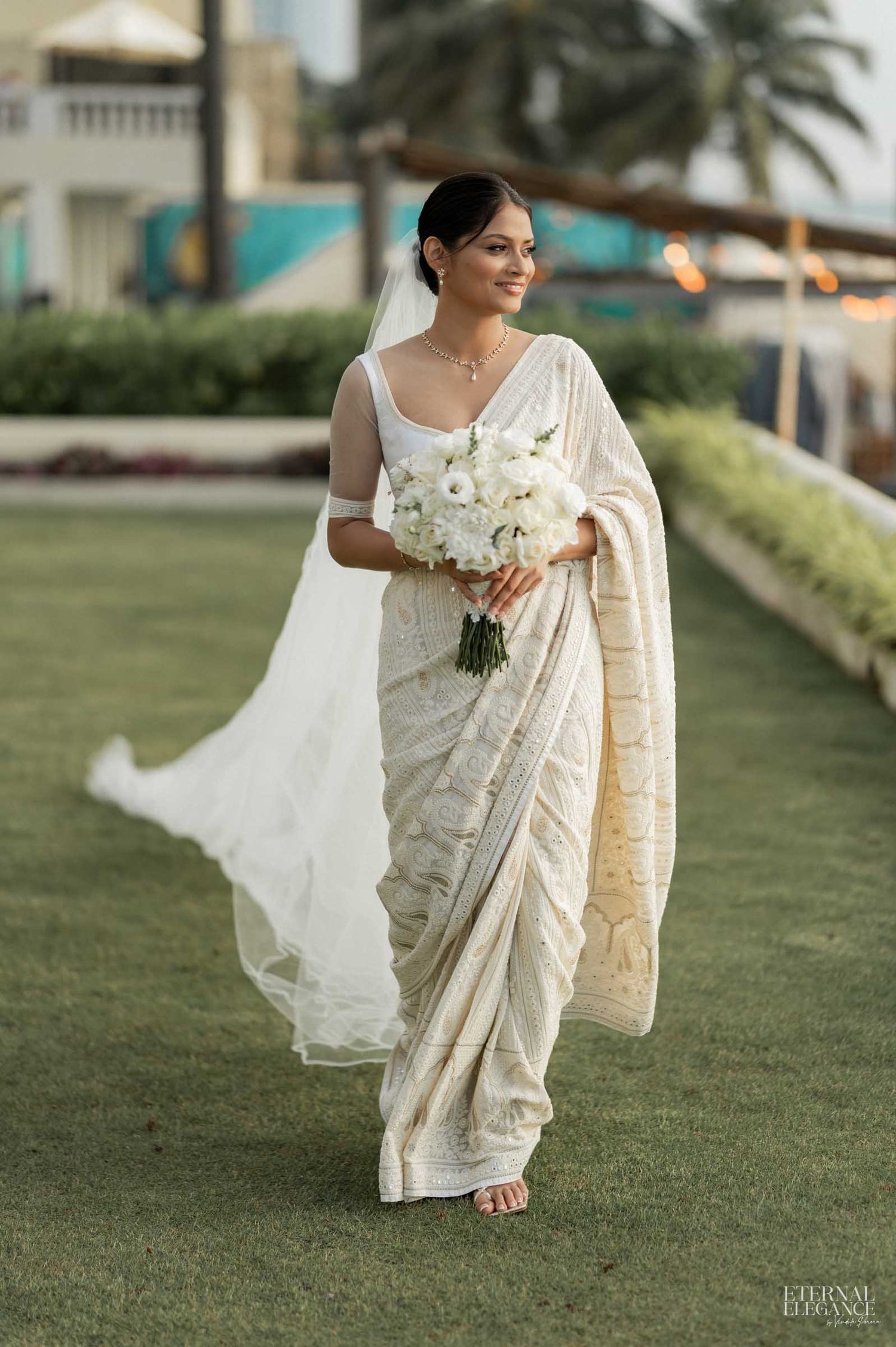 Elegant bridal portrait in Colombo Sri Lanka
