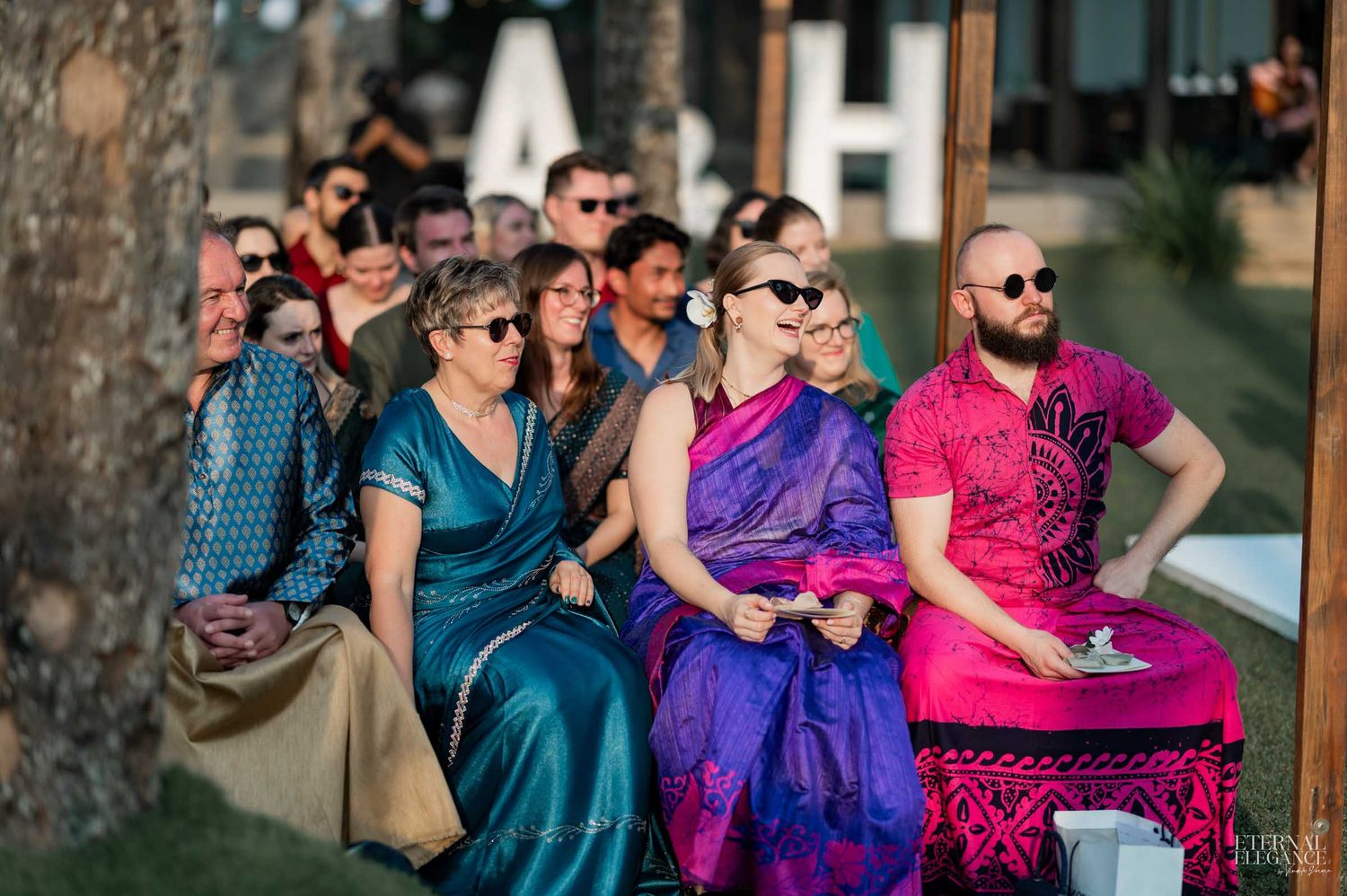 Candid destination wedding moment between bride and groom in Sri Lanka Natural wedding moments captured in Sri Lanka wedding photography