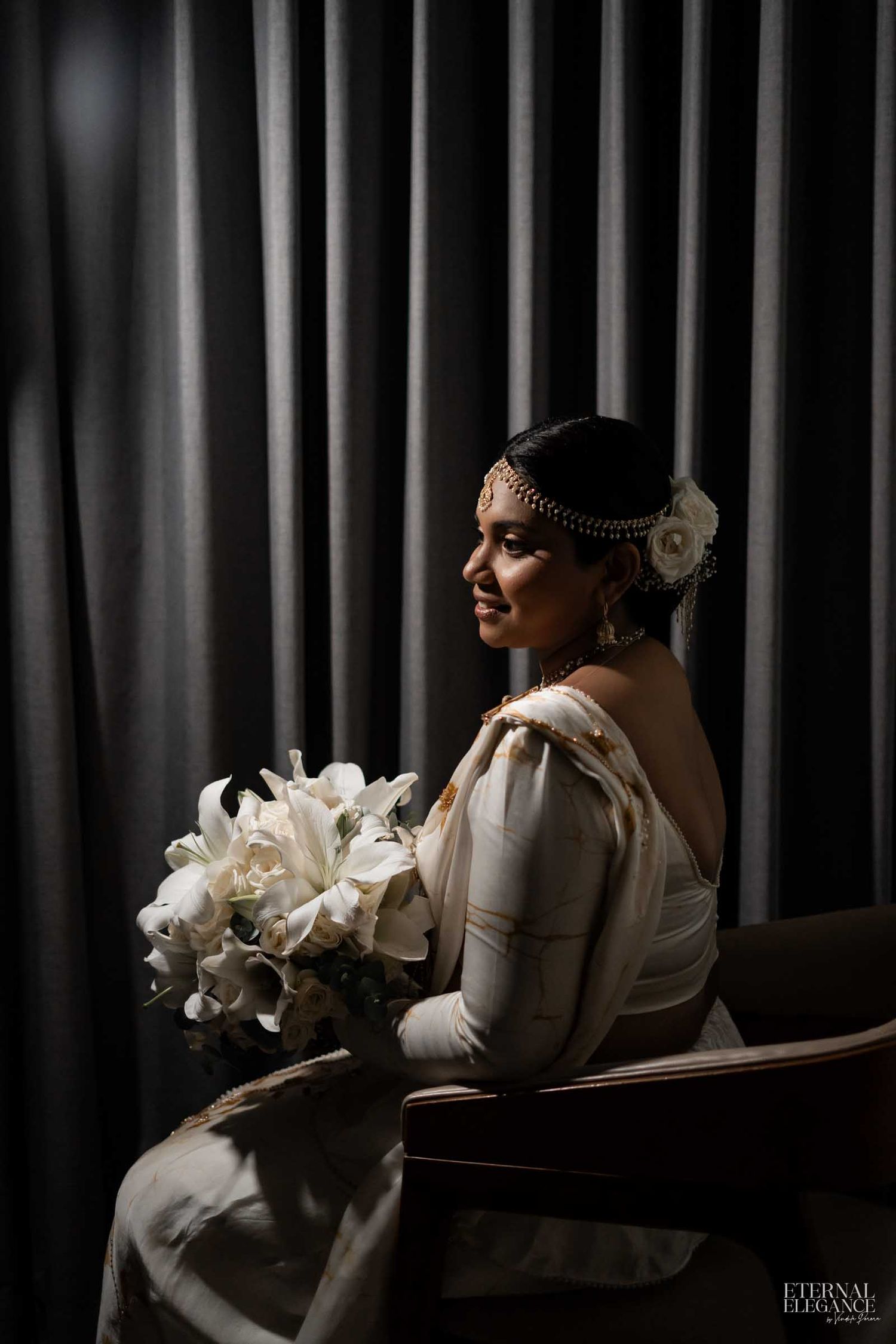 Candid destination wedding moment between bride and groom in Sri Lanka Natural wedding moments captured in Sri Lanka wedding photography