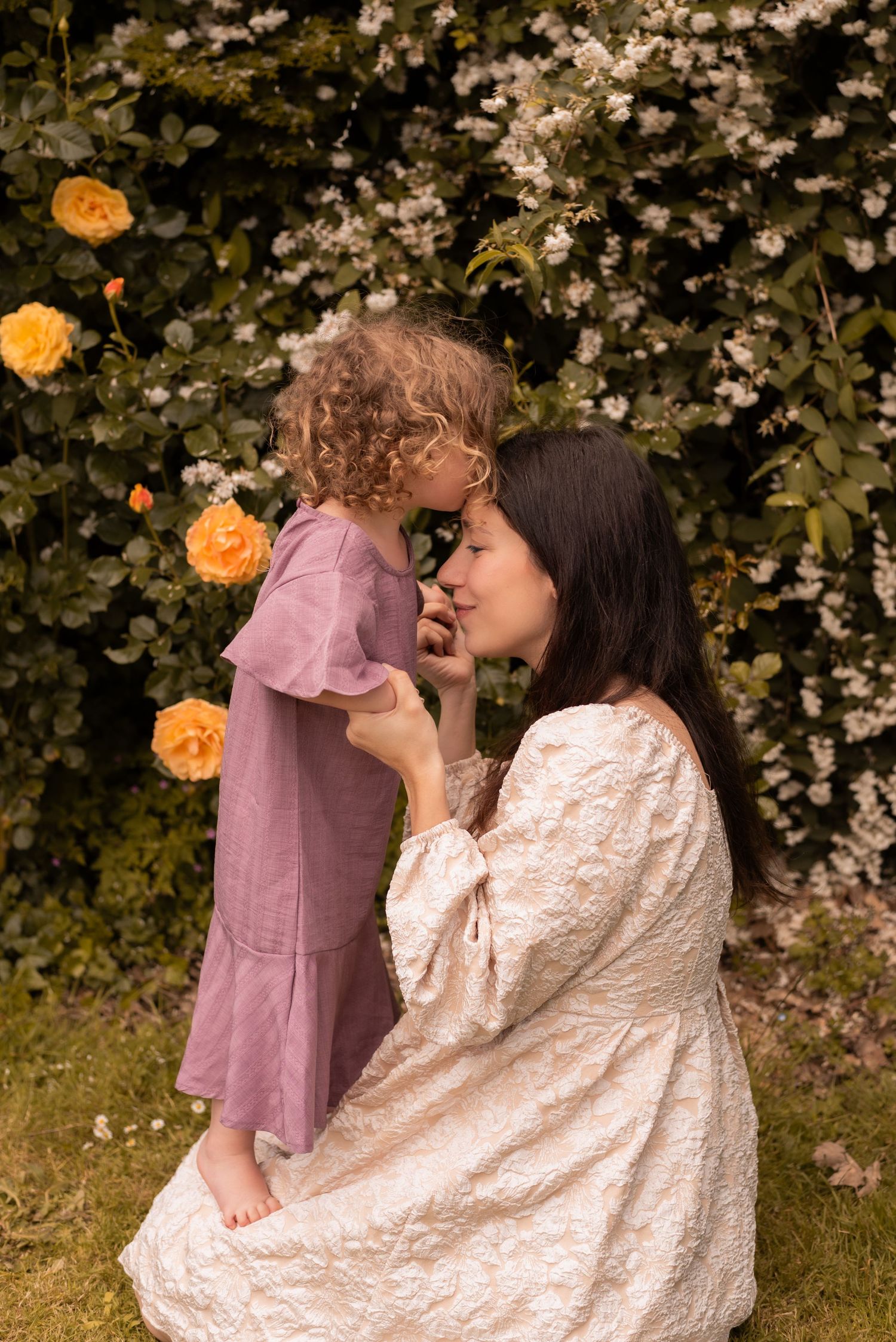Séance mère fille au parc de la Roseraie à Nantes
