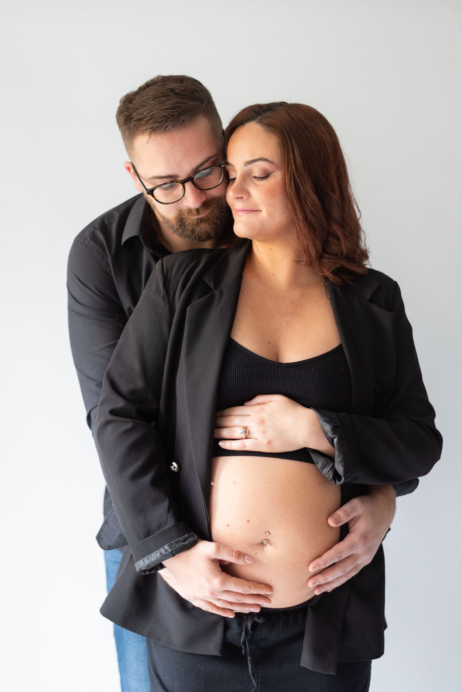 Séance photo de grossesse au studio à la chapelle-basse-mer