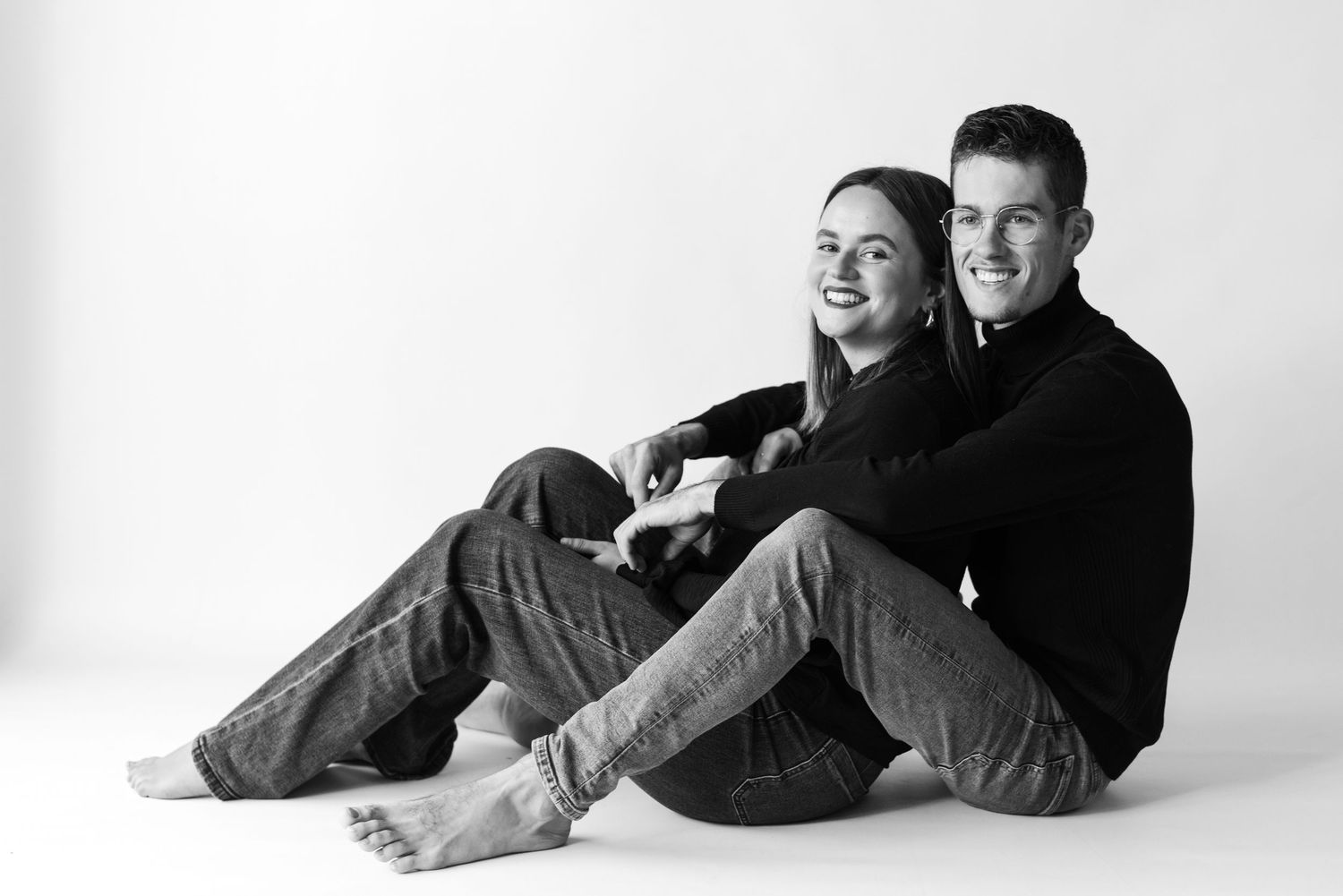 Séance couple en studio