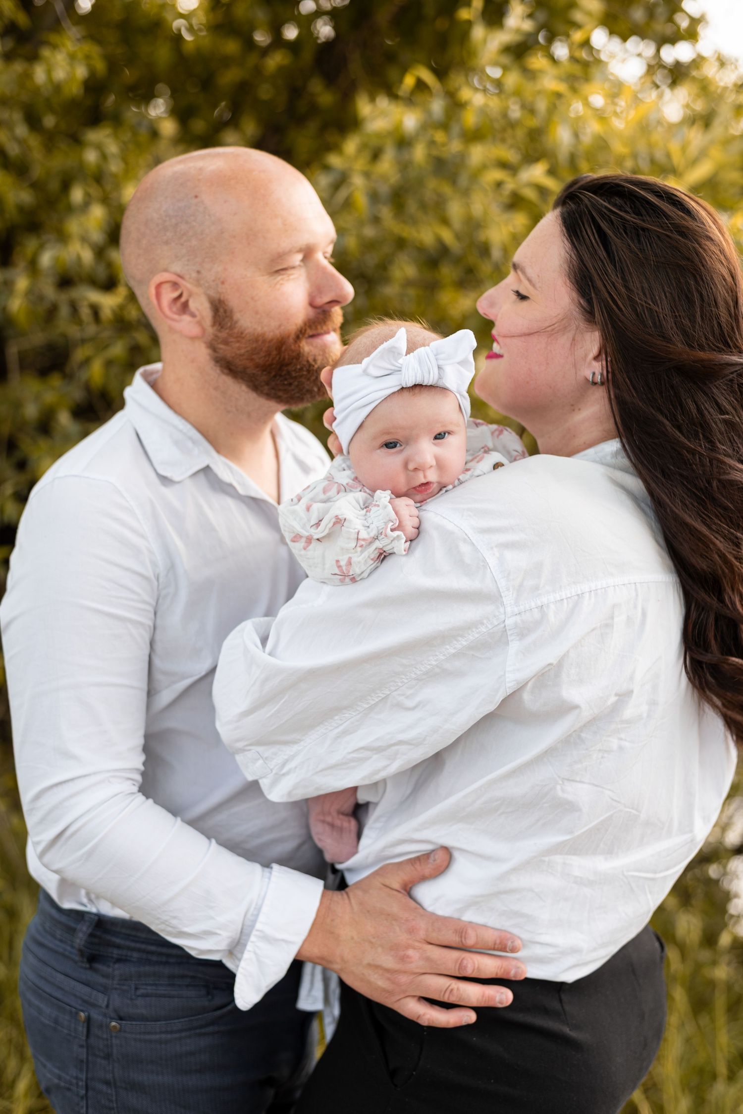 Séance photo famille et bébé en extérieur