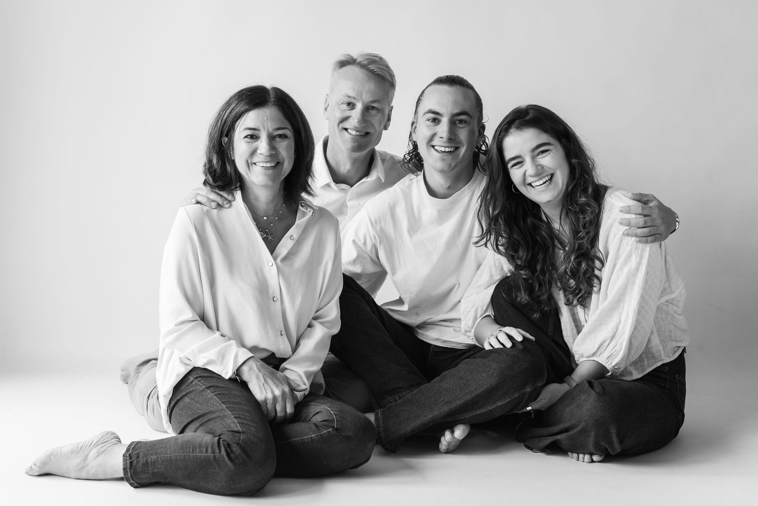 Séance famille en studio