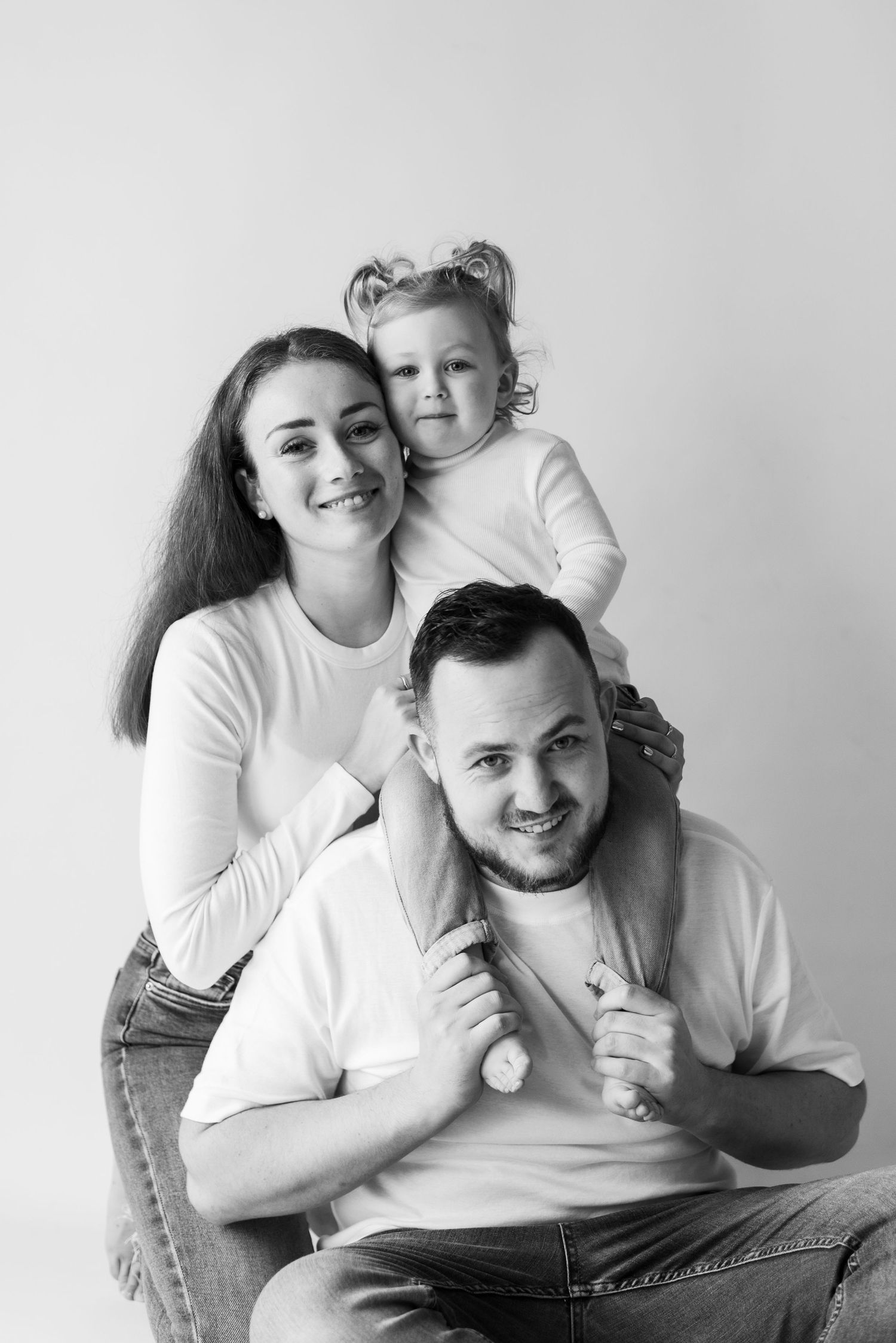 Séance famille en studio