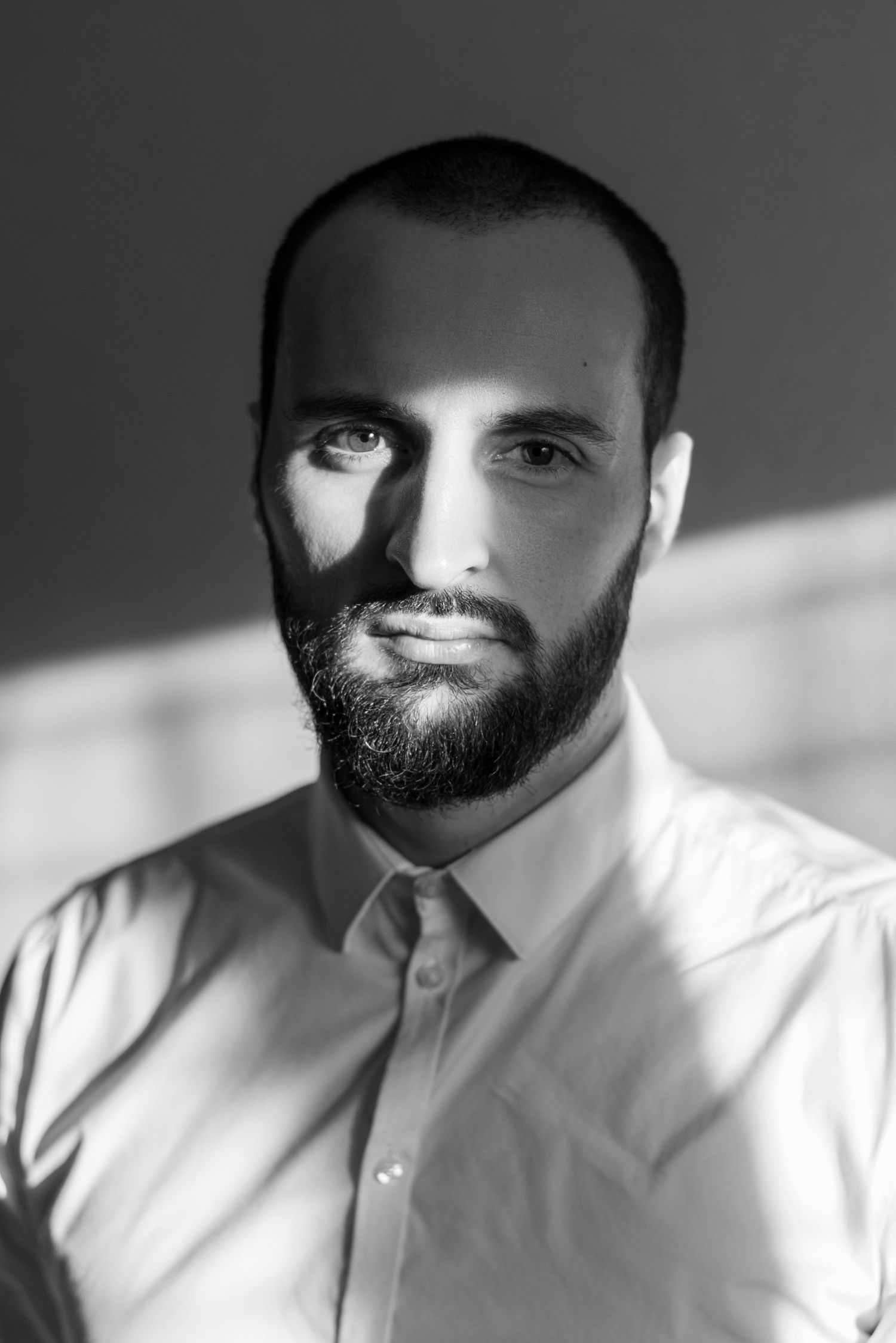 Portrait d'homme au studio