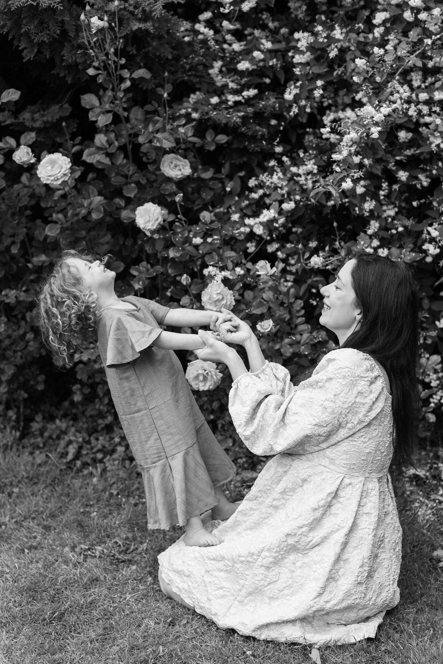 Séance mère fille au parc de la Roseraie à Nantes