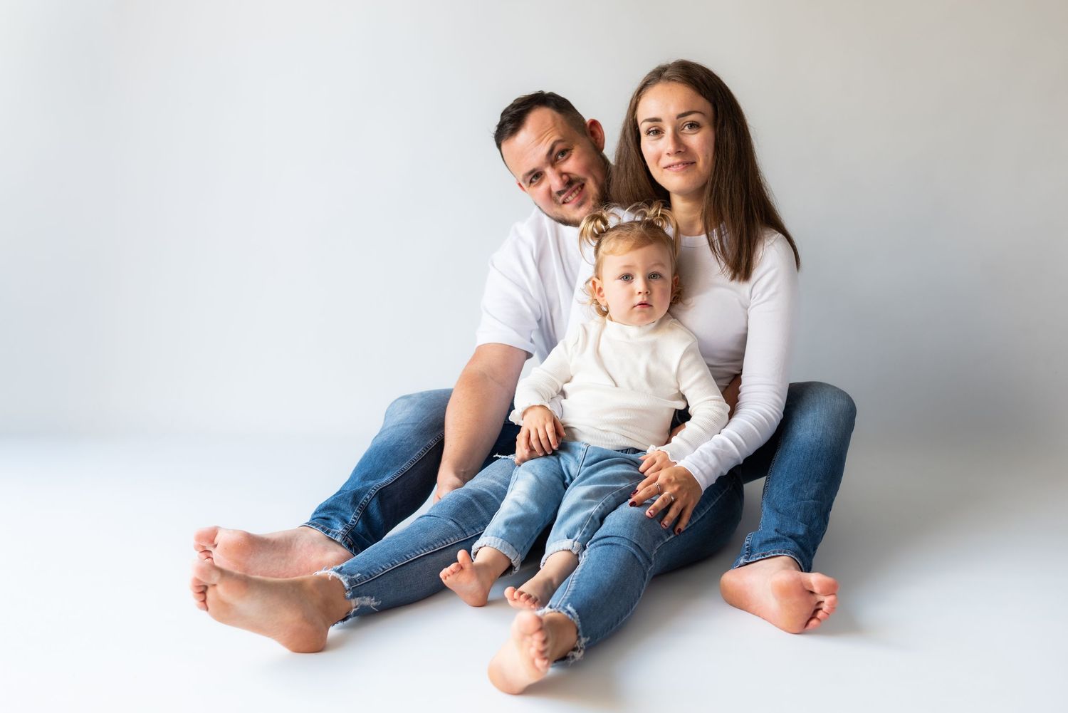 Séance famille en studio
