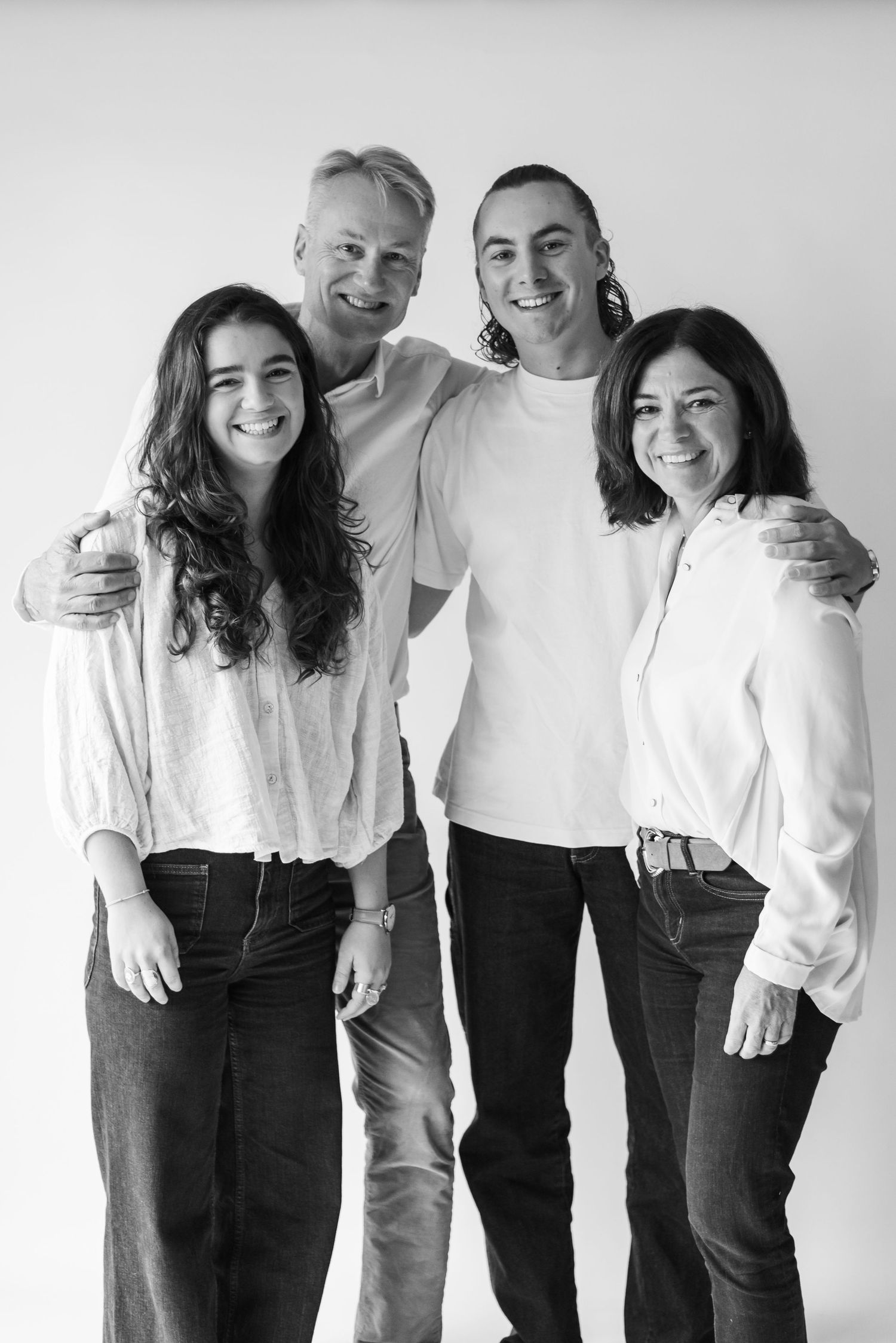 Séance famille en studio