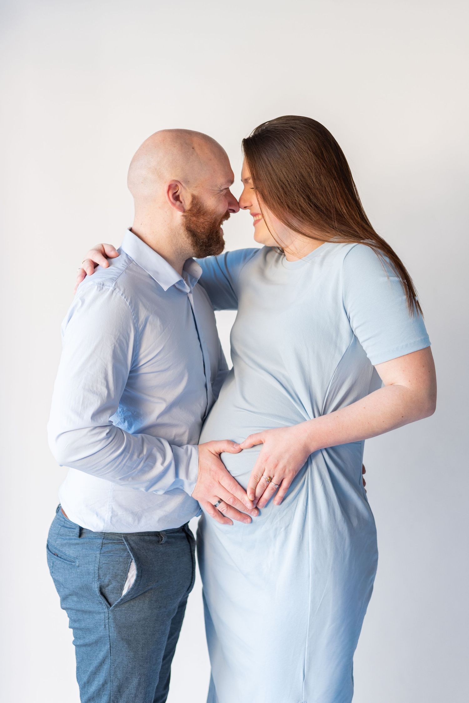 Séance photo de grossesse au studio à la chapelle-basse-mer
