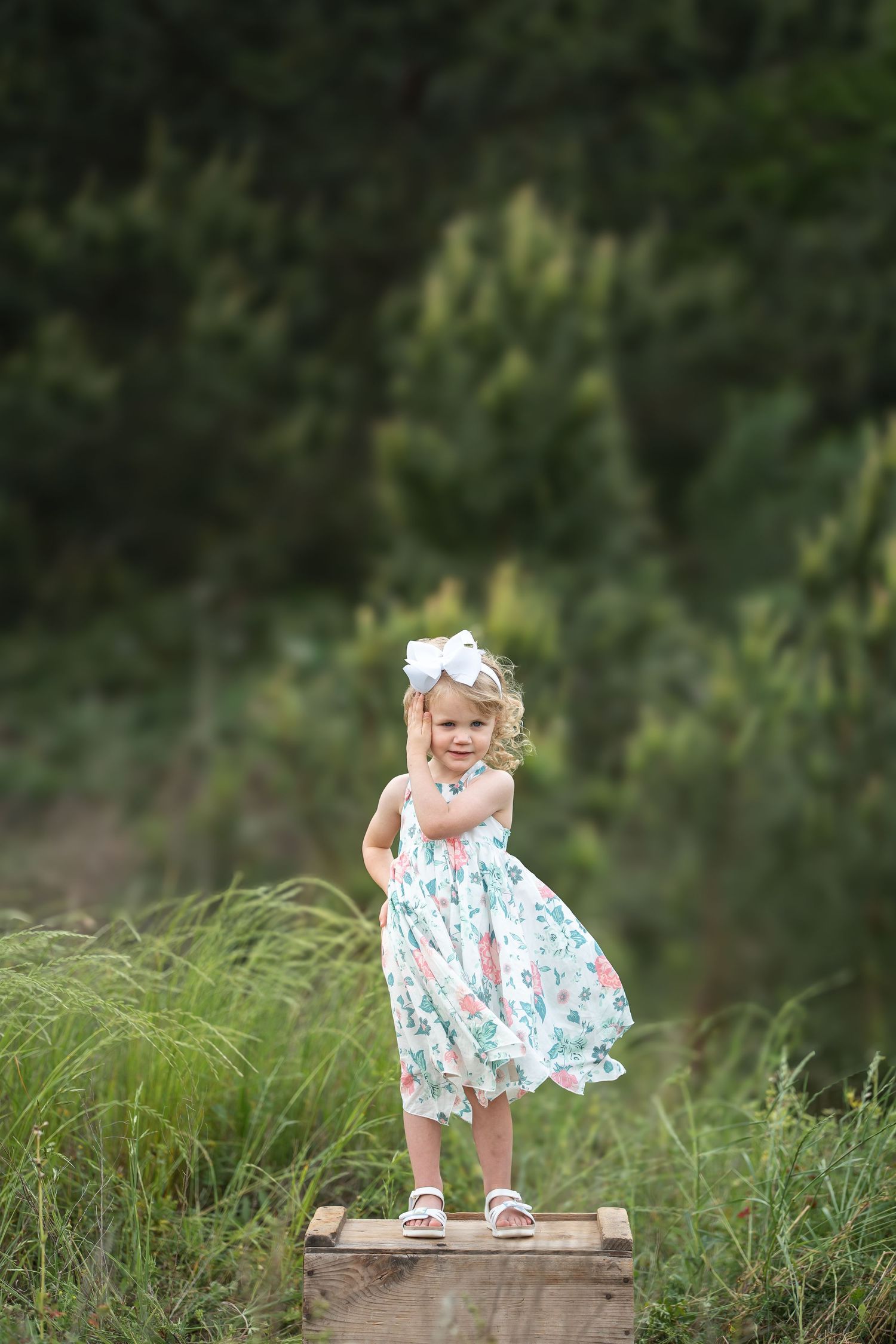 Joyful child portraits outdoors with candid expressions.