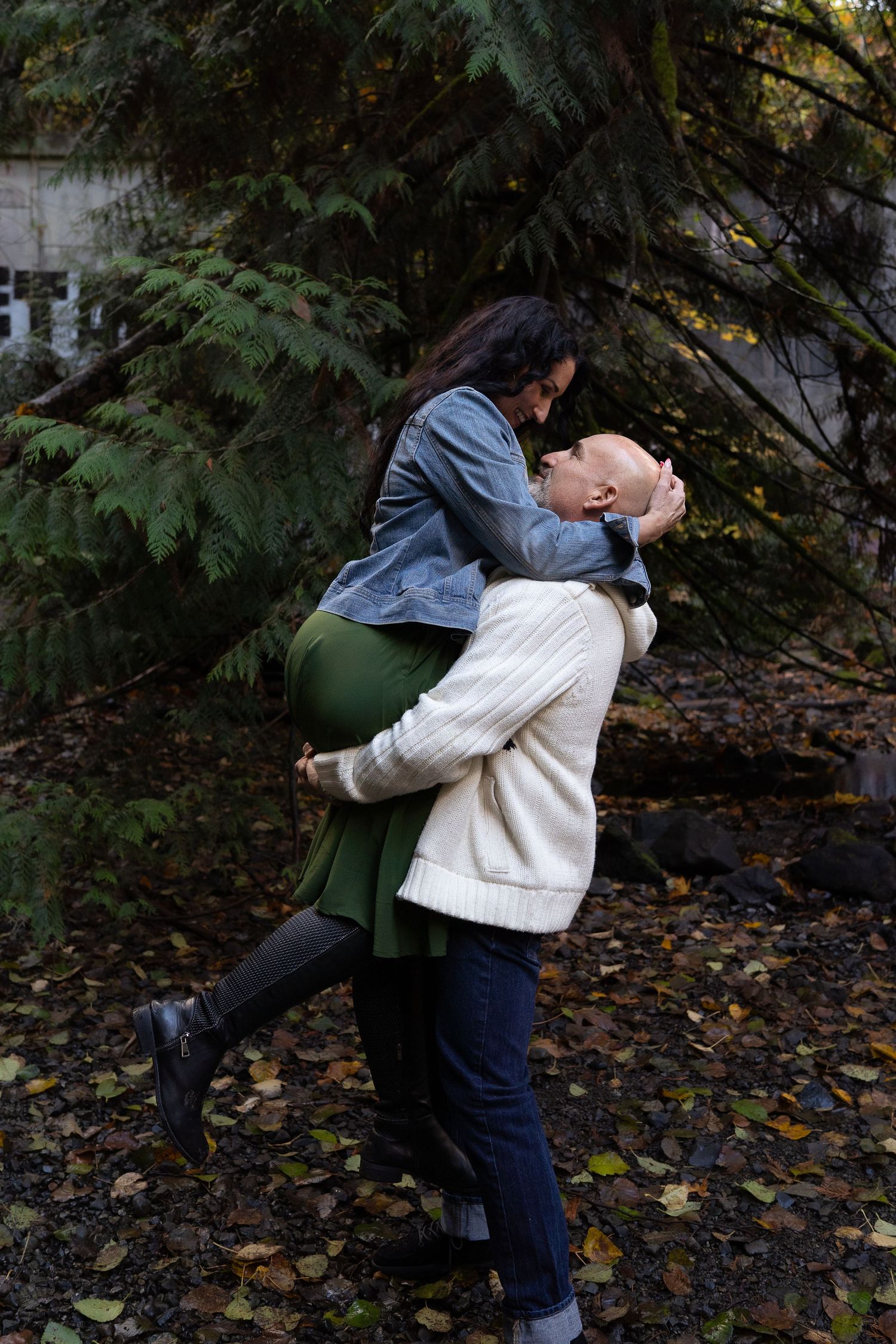 Cinematic storytelling couples photoshoot taken by a Nanaimo, BC photographer. Engagement, Wedding and true love.