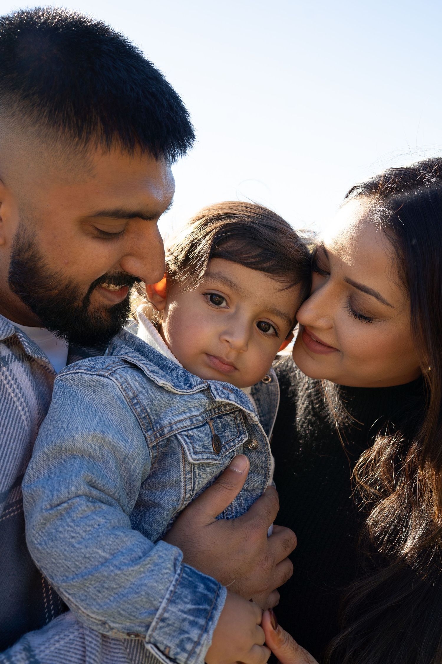 Naniamo, BC family photographer capturing a family of three in the beautiful outdoors.