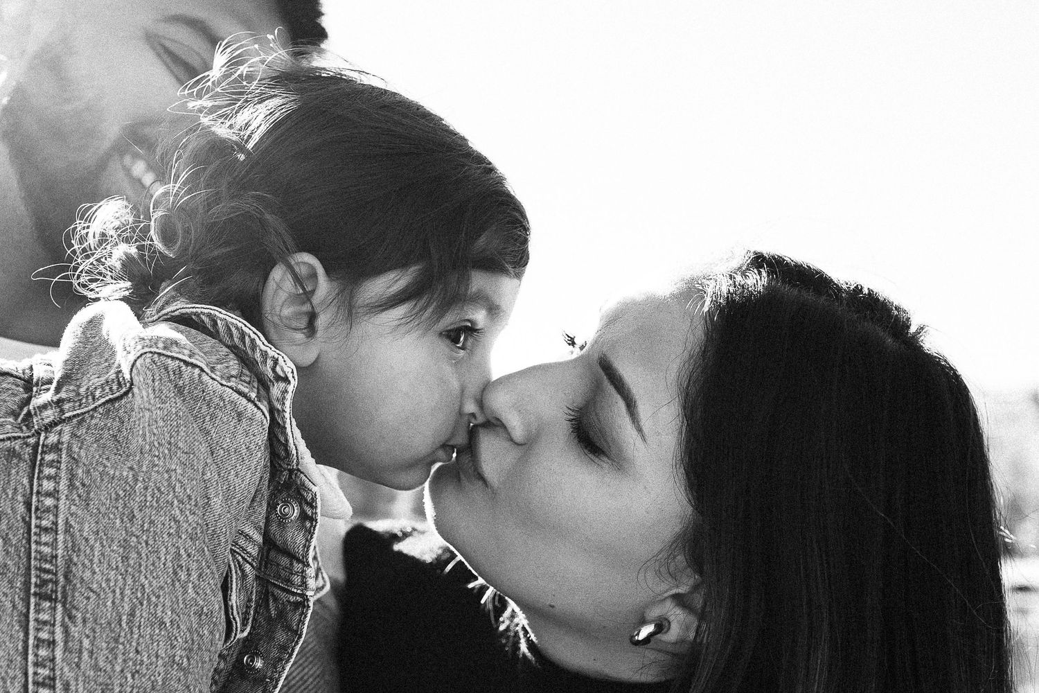 Naniamo, BC family photographer capturing a family of three in the beautiful outdoors.