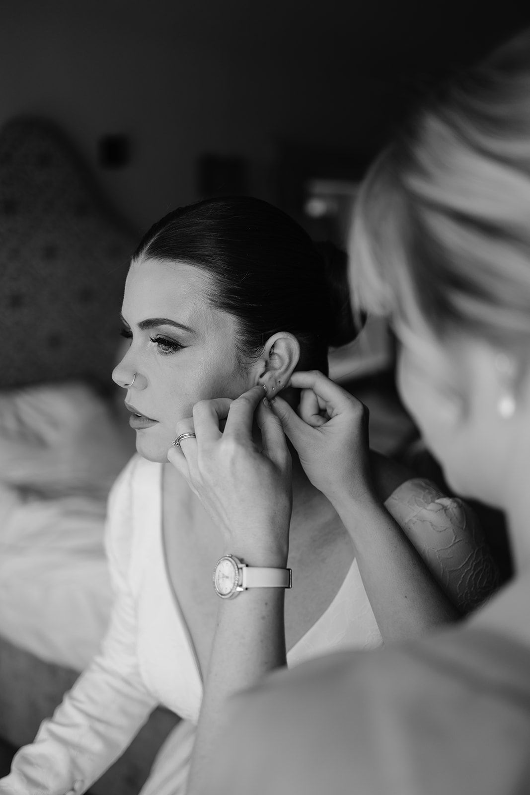 Wedding Prep at Cragwood Country House Hotel in the Lake District.