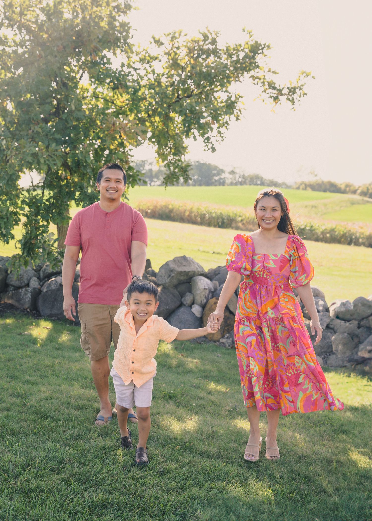 Beautiful family smiling for photos. Serving Madison, Verona, Mount Horeb, Middleton and Sun Prairie, Wisconsin