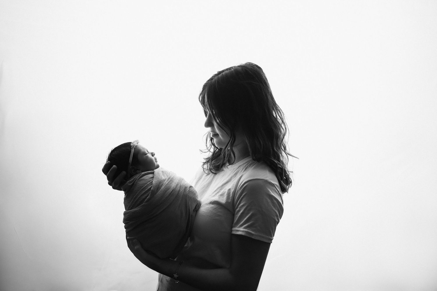 Mother and child. Madison, WI newborn baby photos