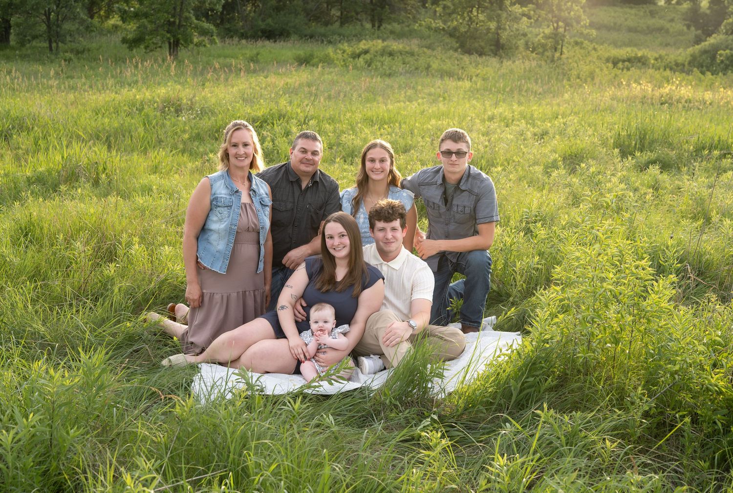 outdoor family photo