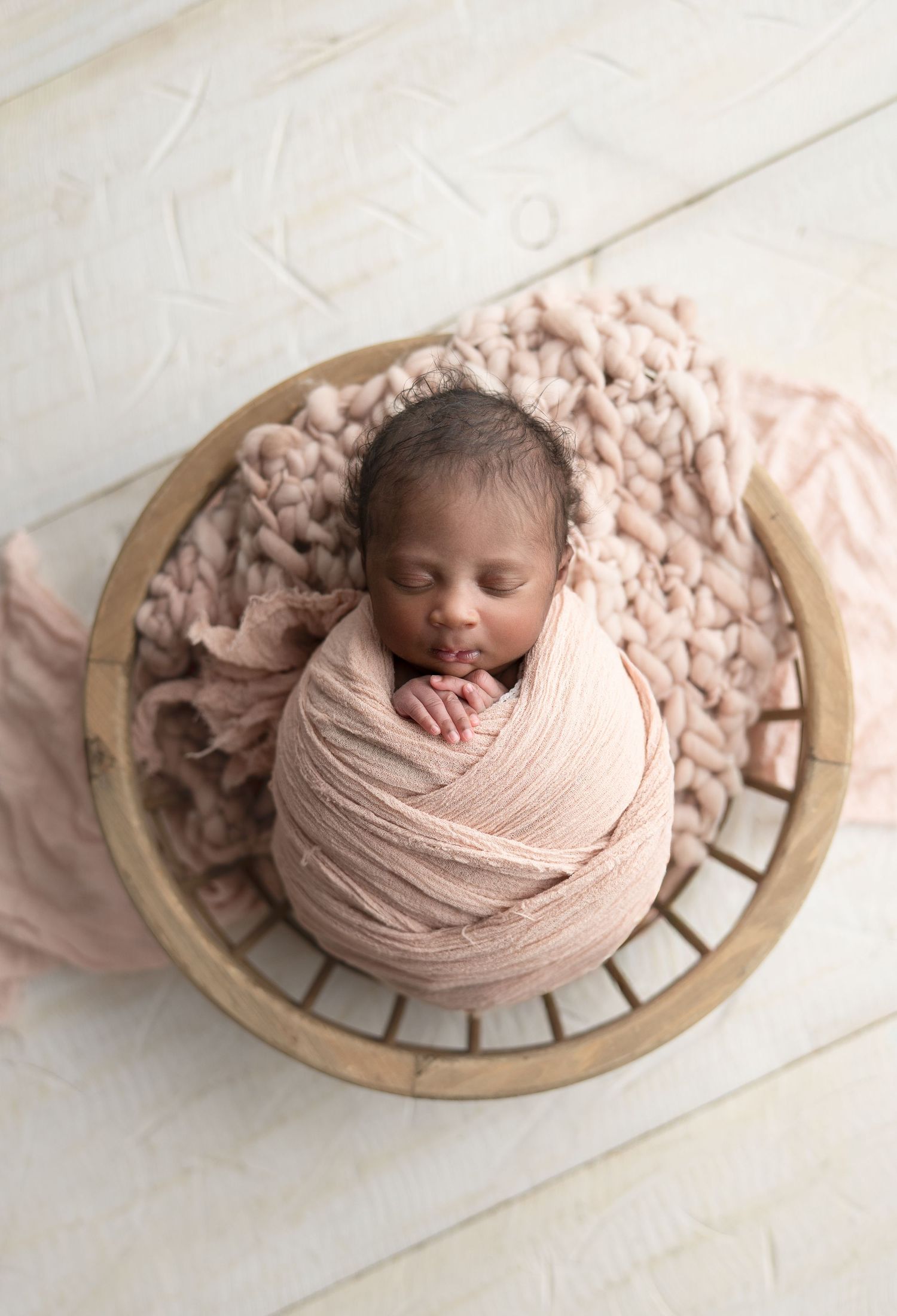Sweet baby in pink. Southwest Wisconsin Newborn Photography