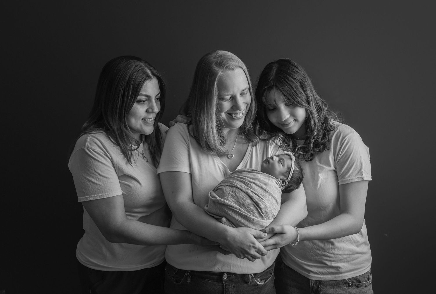 Family Photo by Hatched Newborns, Madison WI