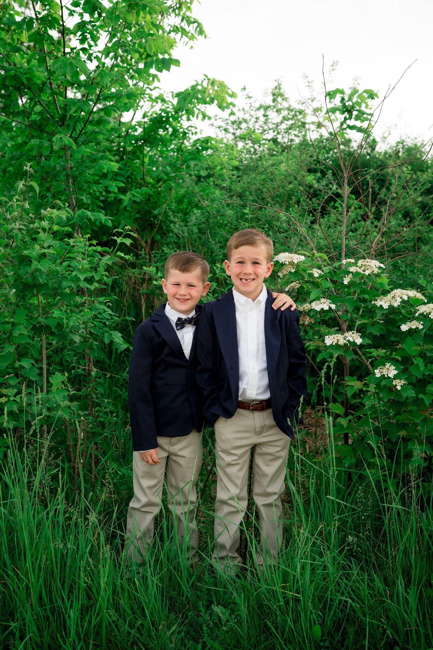 Two cute little boys