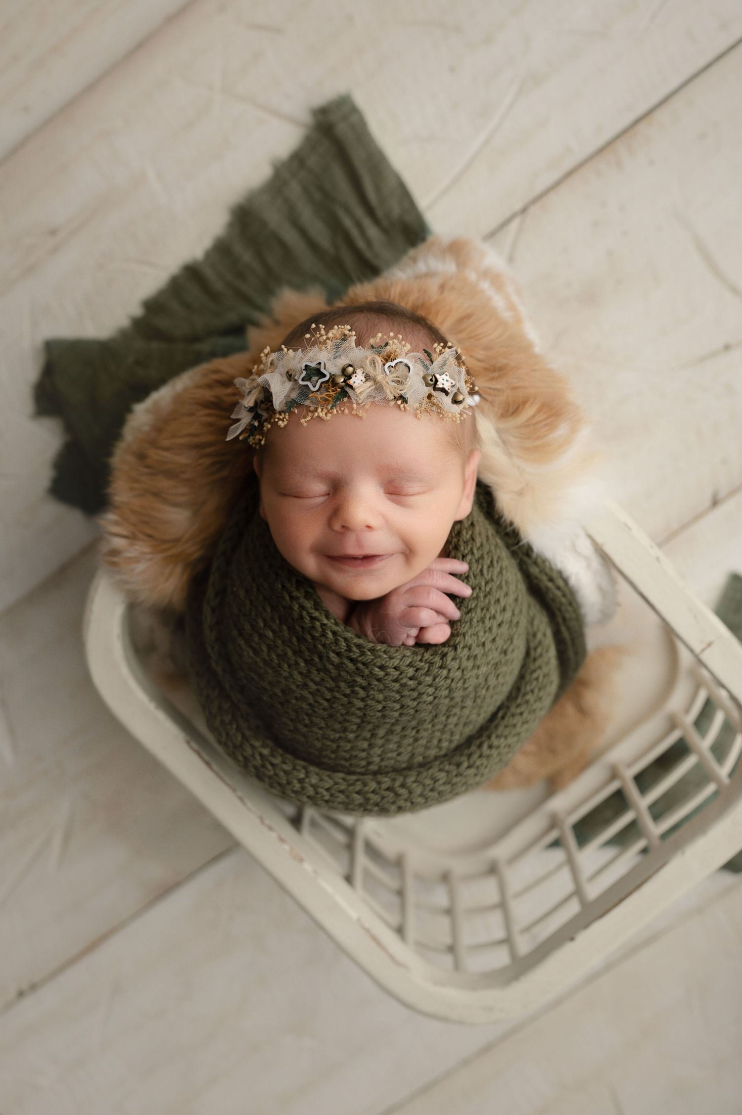 Sweet baby picture ready for Christmas
