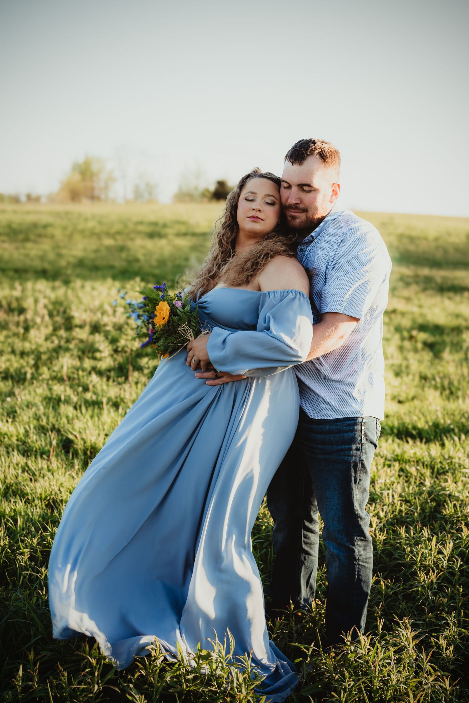 Dramatic maternity photos, Madison, WI