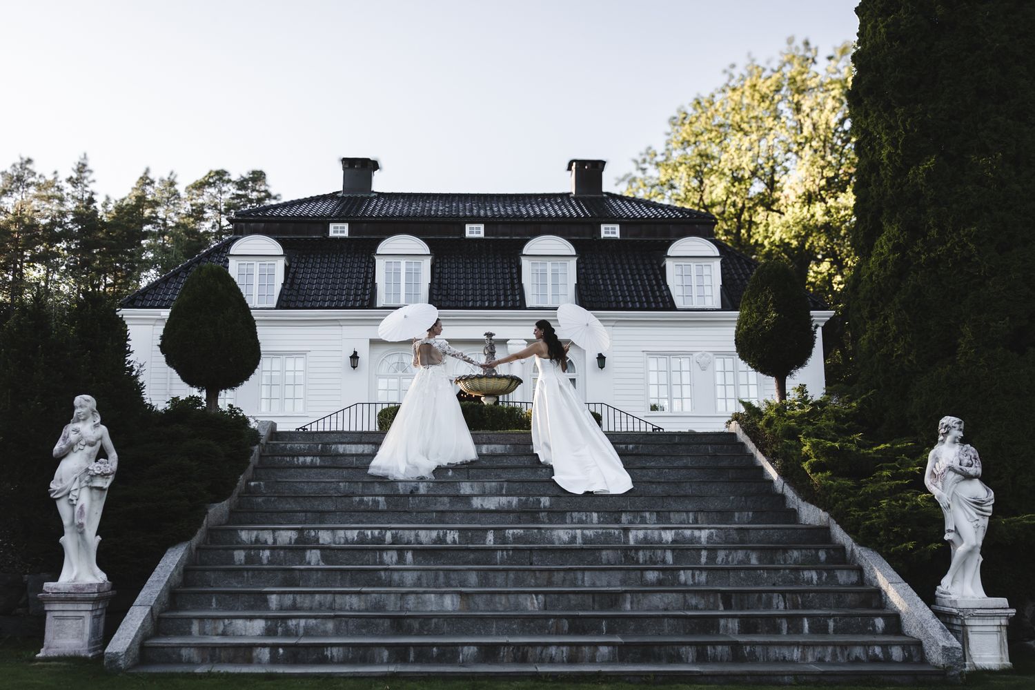 Bryllupsfotografering Villa Kaldvell tatt av fotograf Nina Haraldseid
