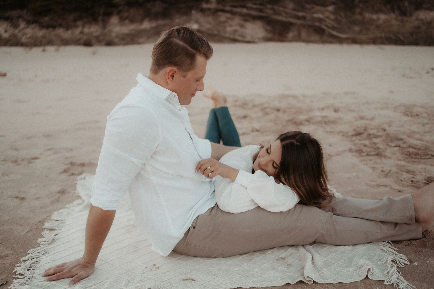 couple on beach