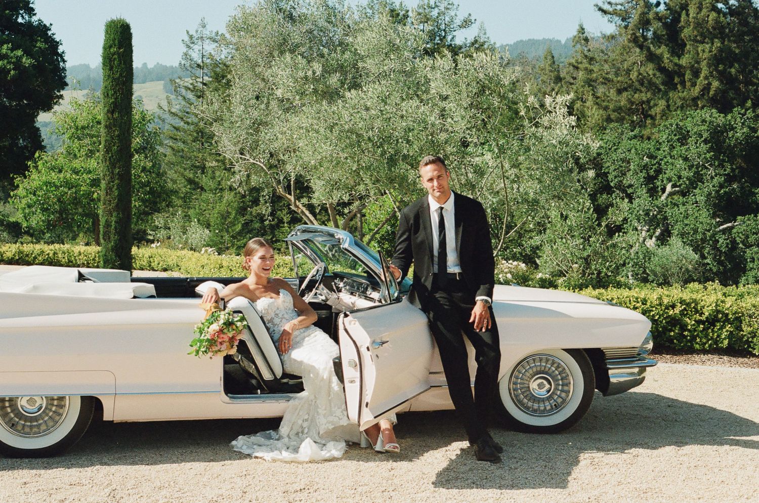 Candid bridal portrait on 35mm film with true-to-color skin tones and subtle grain